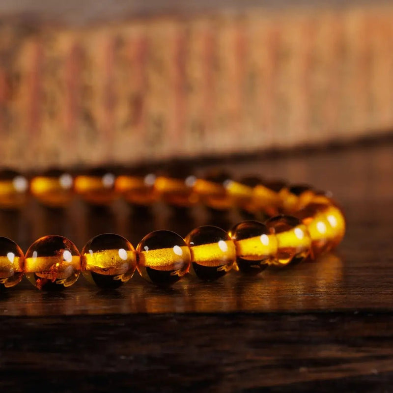 Baltic Amber Bracelet VII (6mm) - Primary Specimen