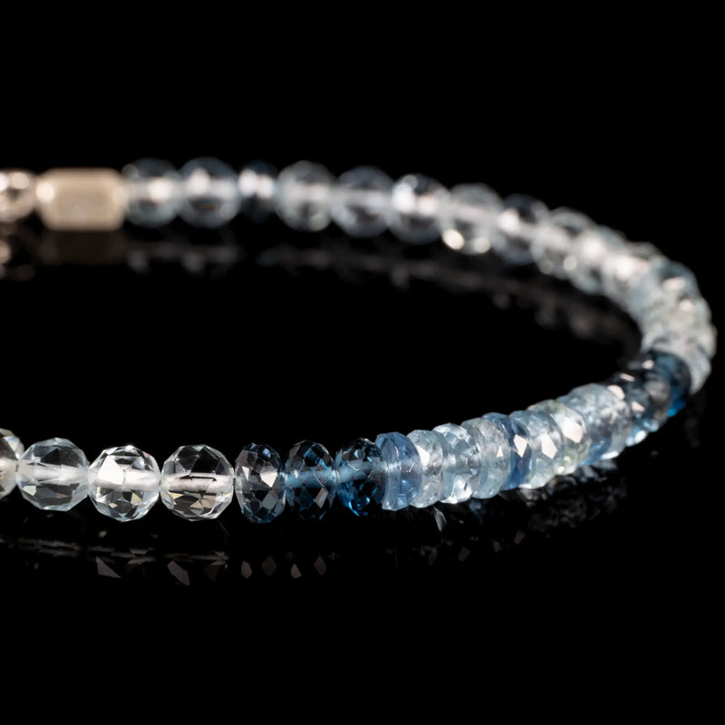 Aquamarine - Topaz Bracelet I (4.5mm) - Primary Specimen