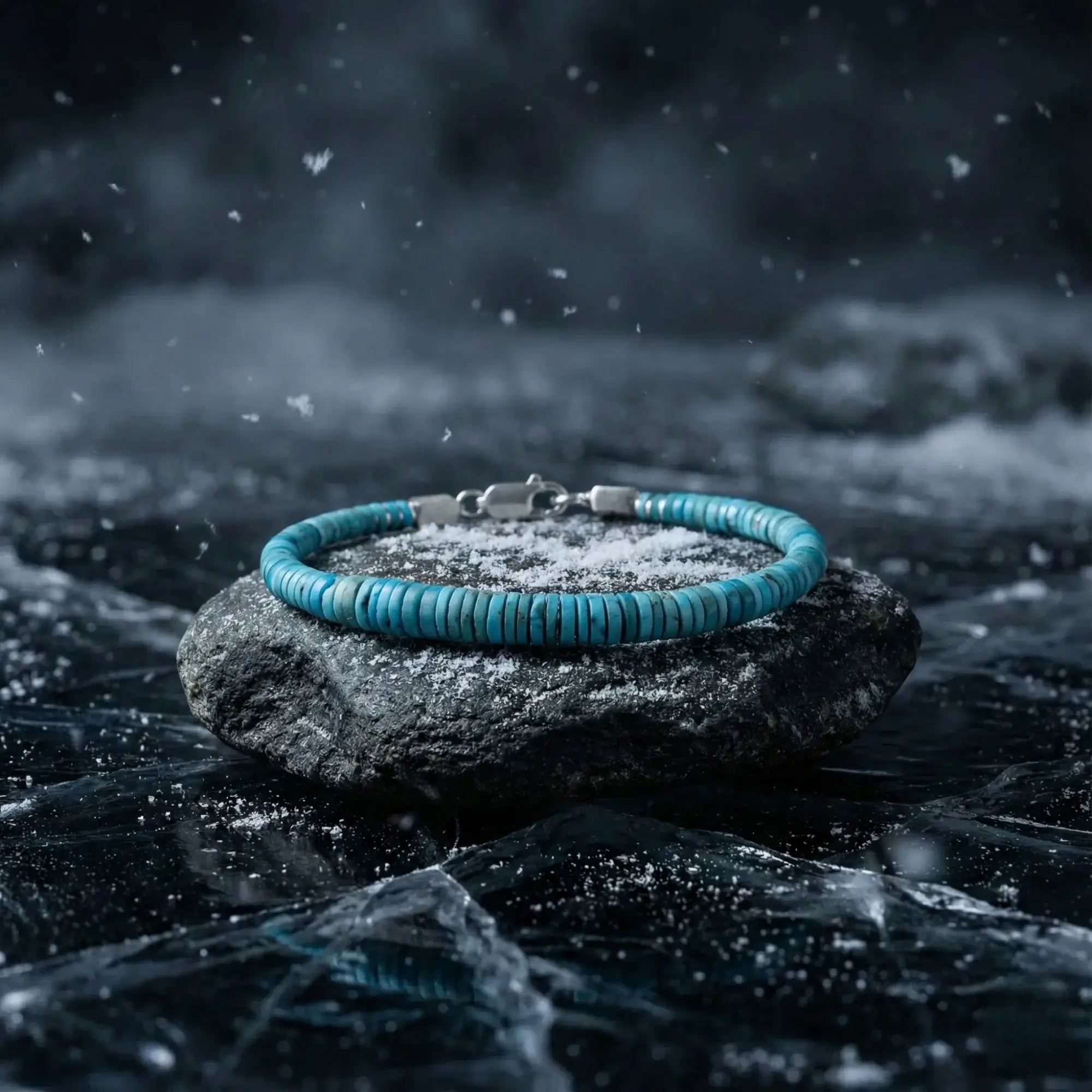 Arizona Blue Turquoise Bracelet I (3-7mm)