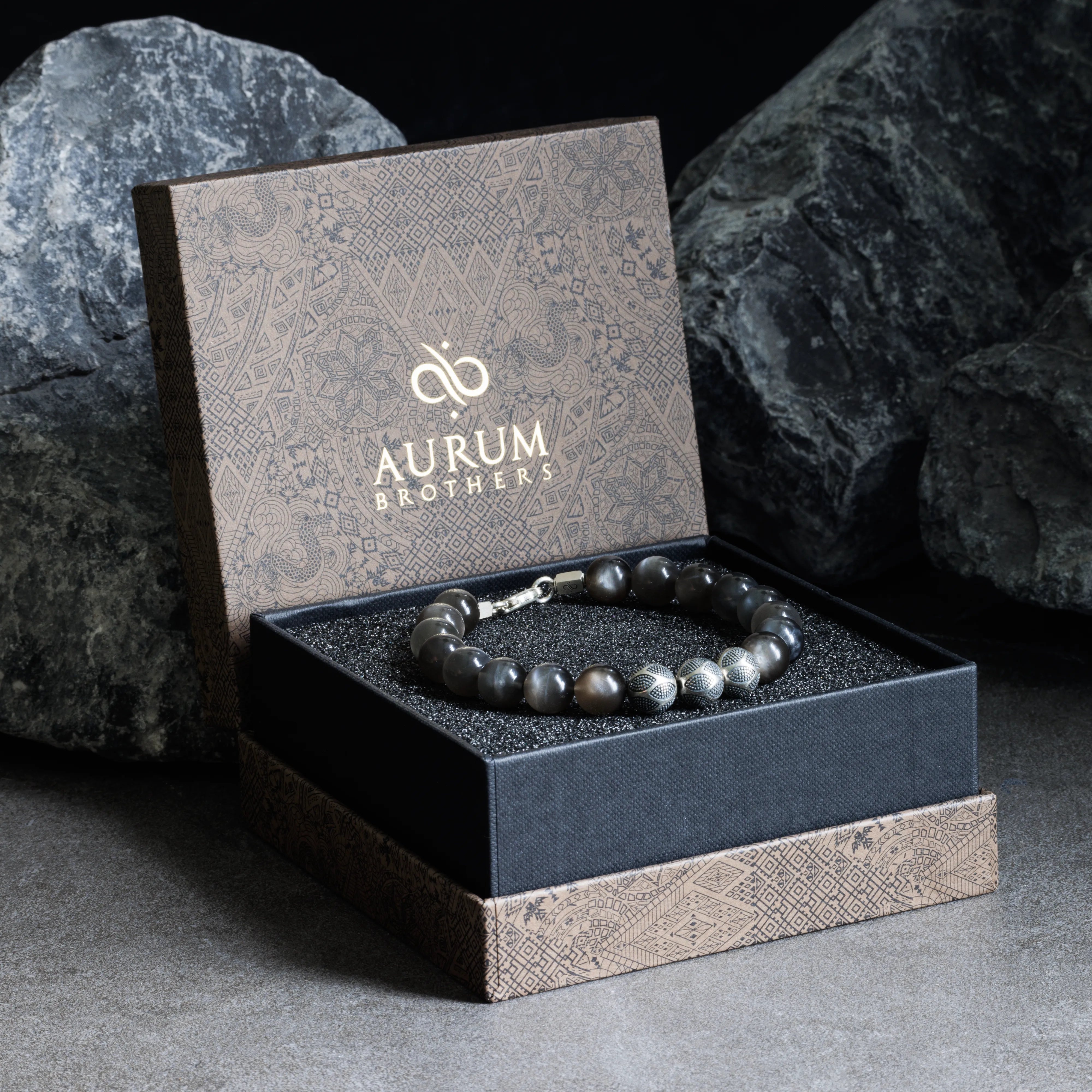 Black Moonstone Nascor Bracelet I (10mm)