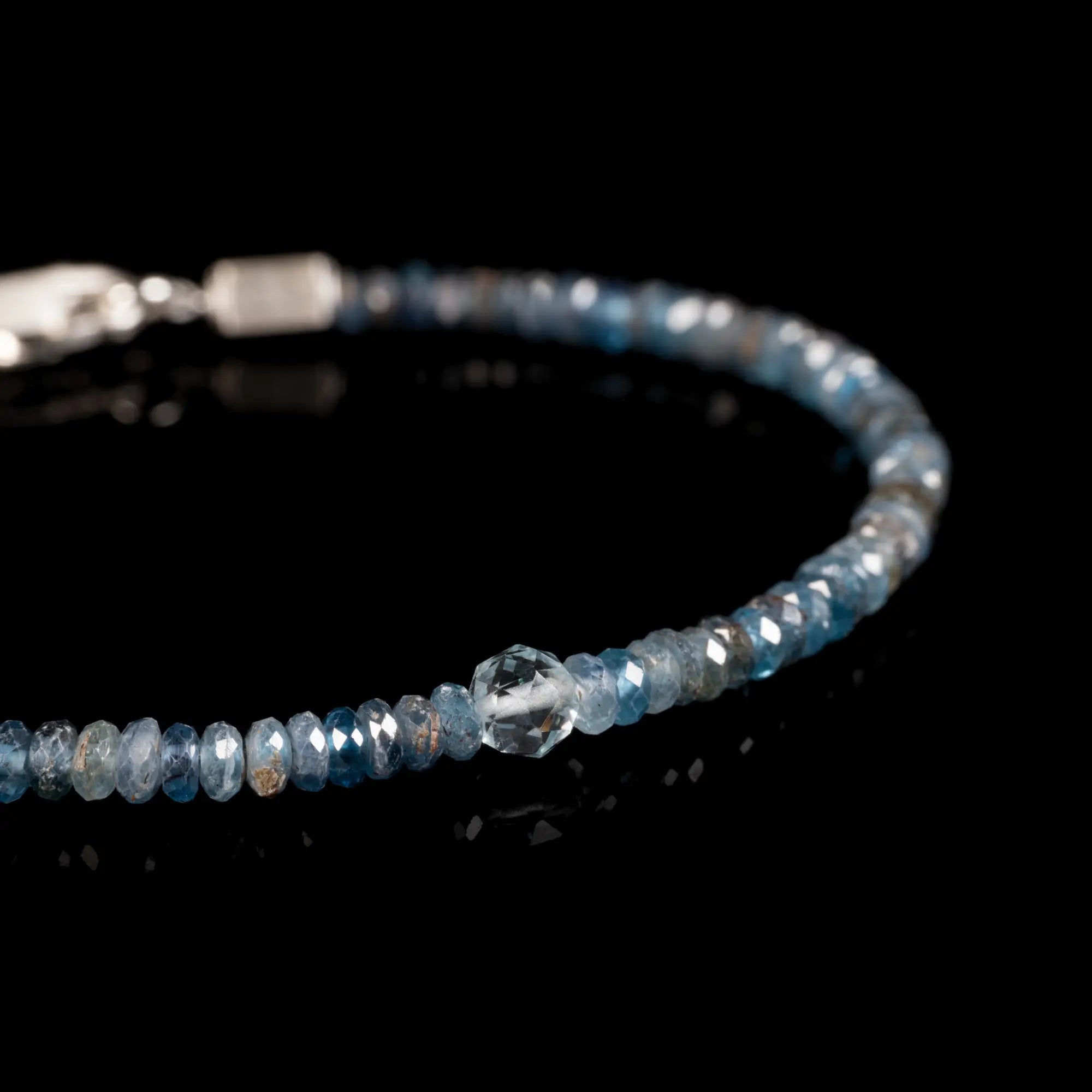 Kyanite - Aquamarine Bracelet I (3.5-4.5mm)