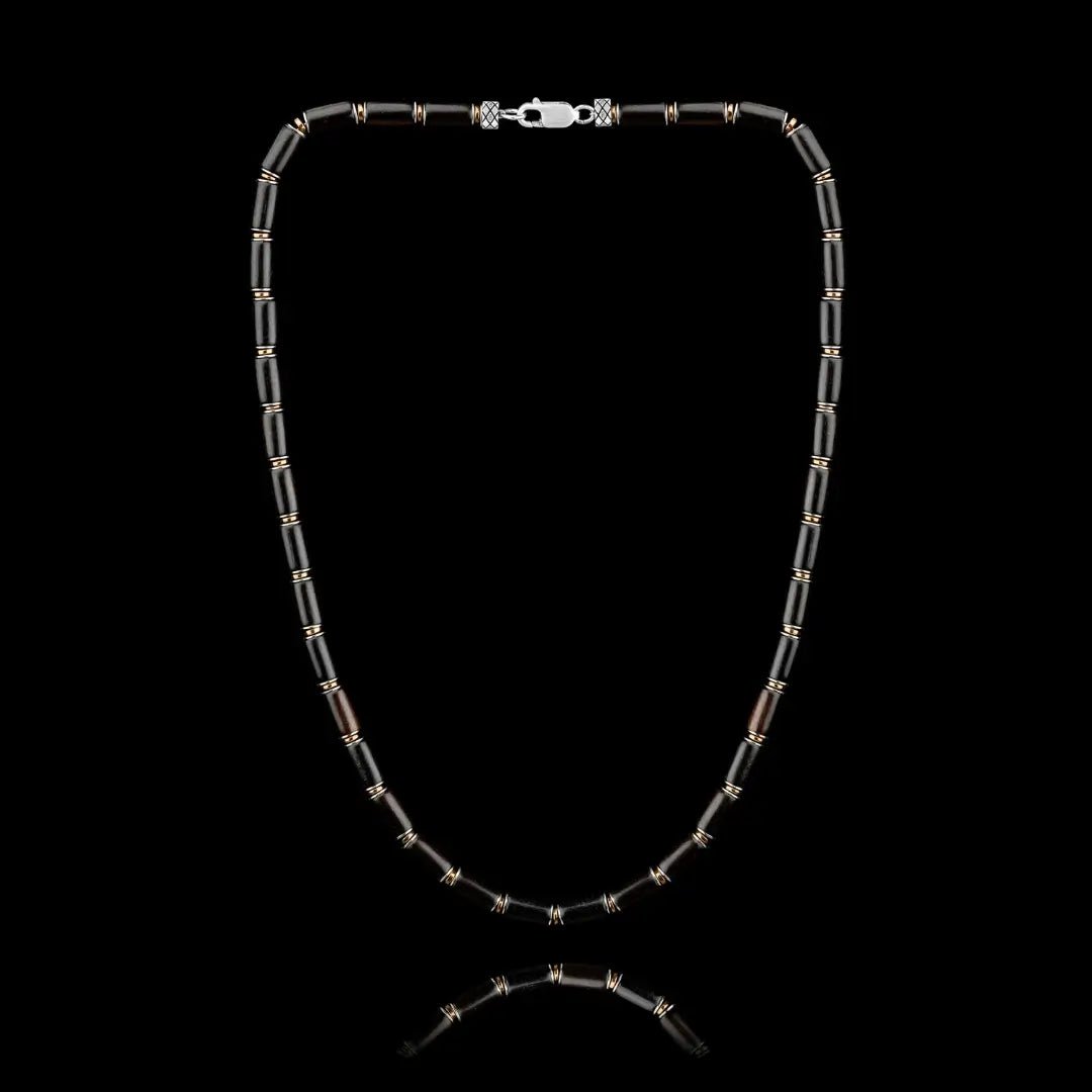 Ebony Wood Necklace I (6mm)