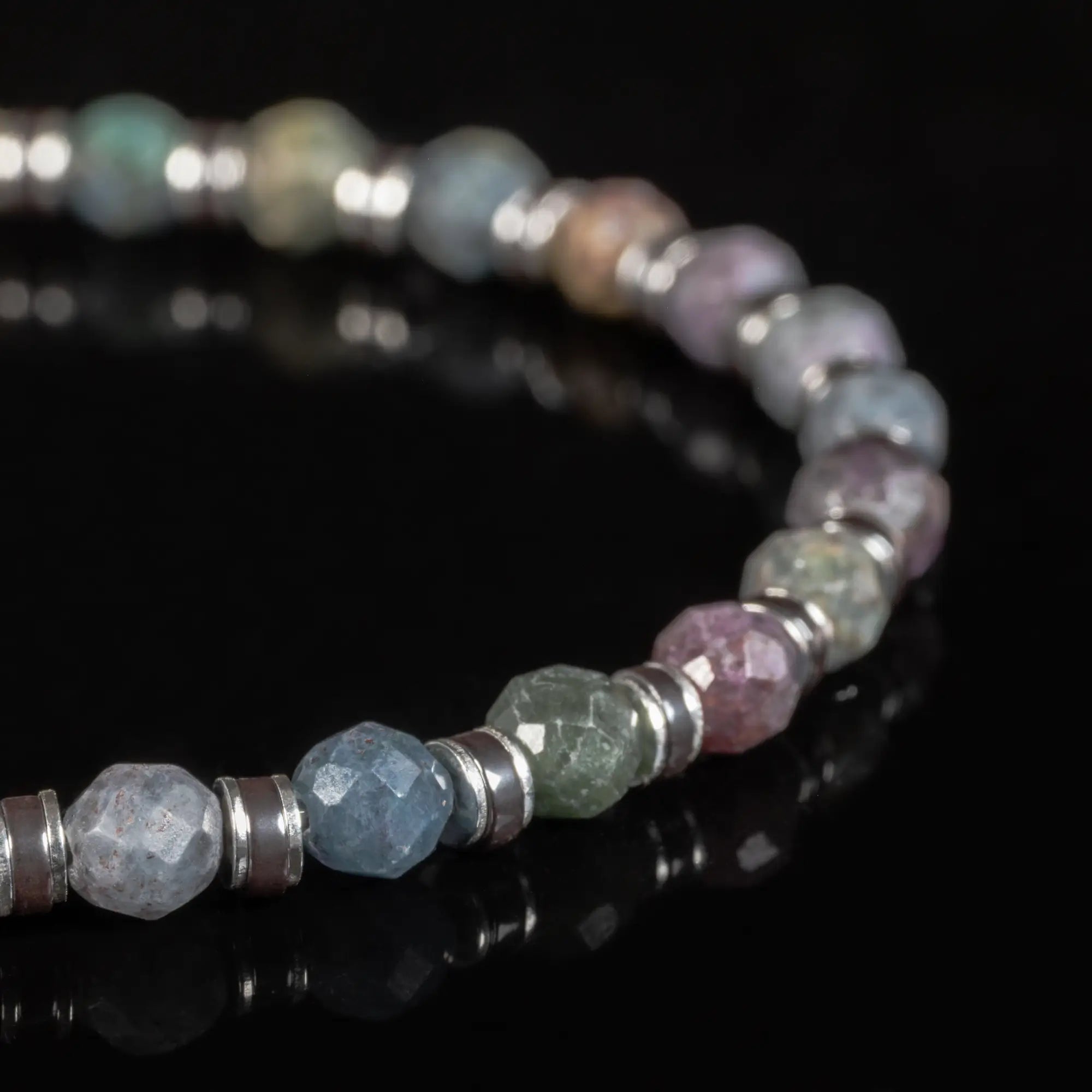 Ruby - Kyanite - Fuchsite Bracelet I (4mm)