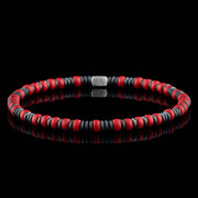 Hematite - Red Bracelet VII (4mm)