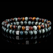 Tiger Eye Bracelet Pair V (6mm)
