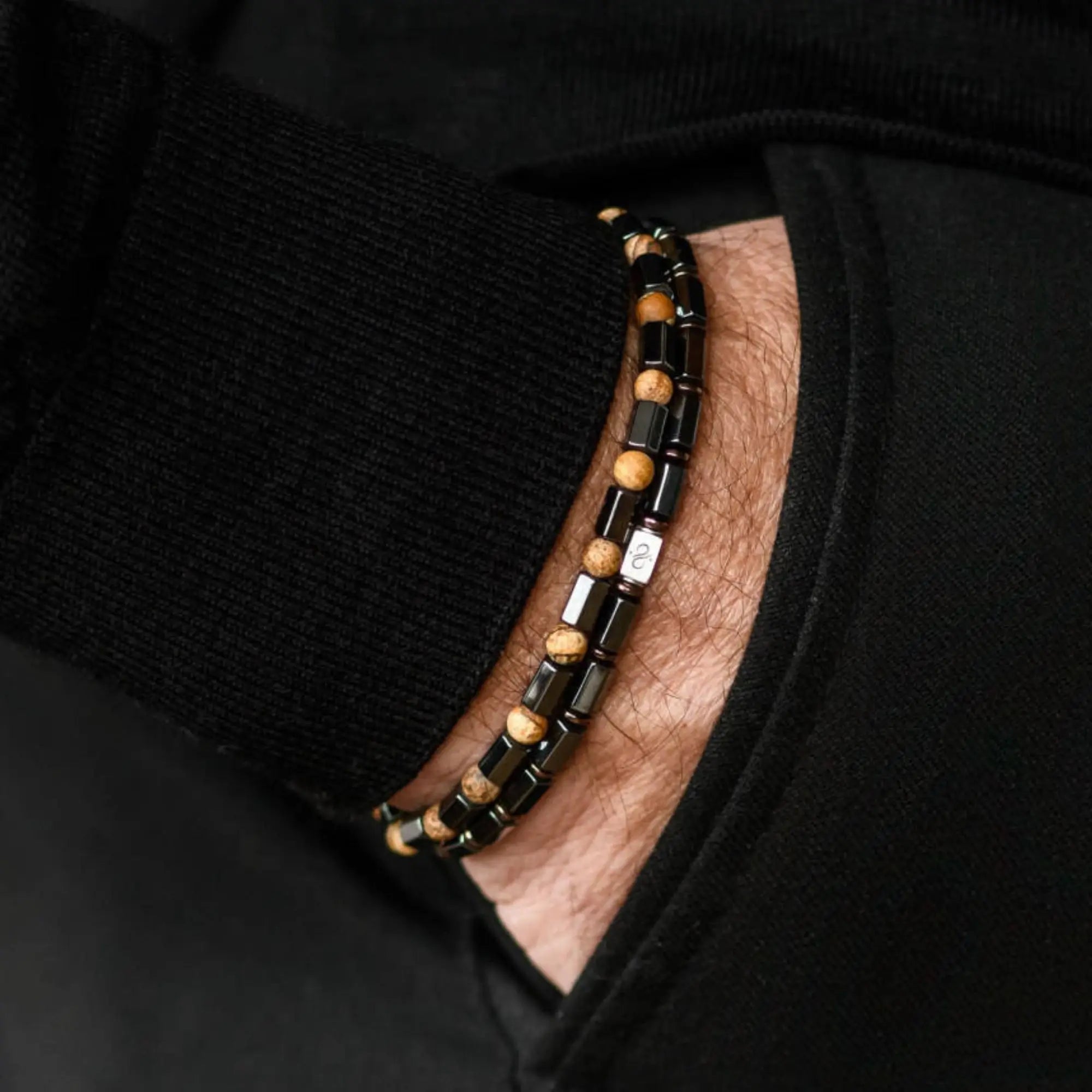 Hematite Hexagon Bracelet VI (4mm)