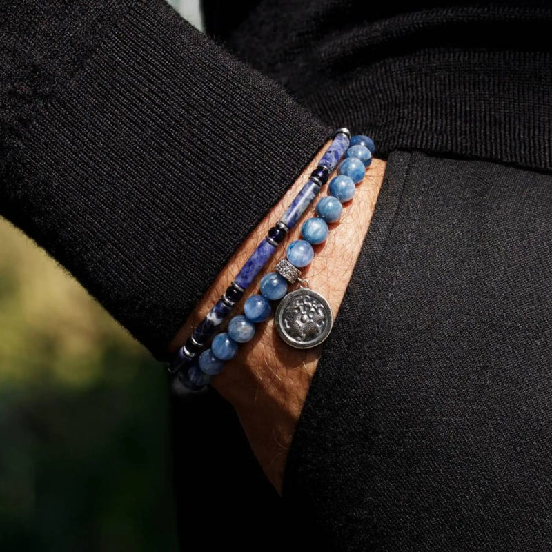 Sodalite Bracelet IV (4mm) - Primary Specimen