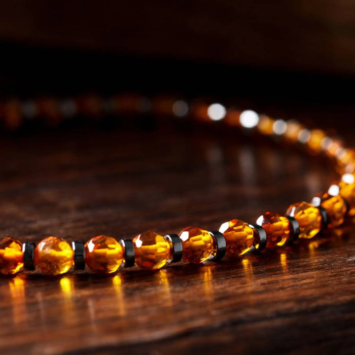 Baltic Amber Bracelet IV (4mm) - Secondary Specimen