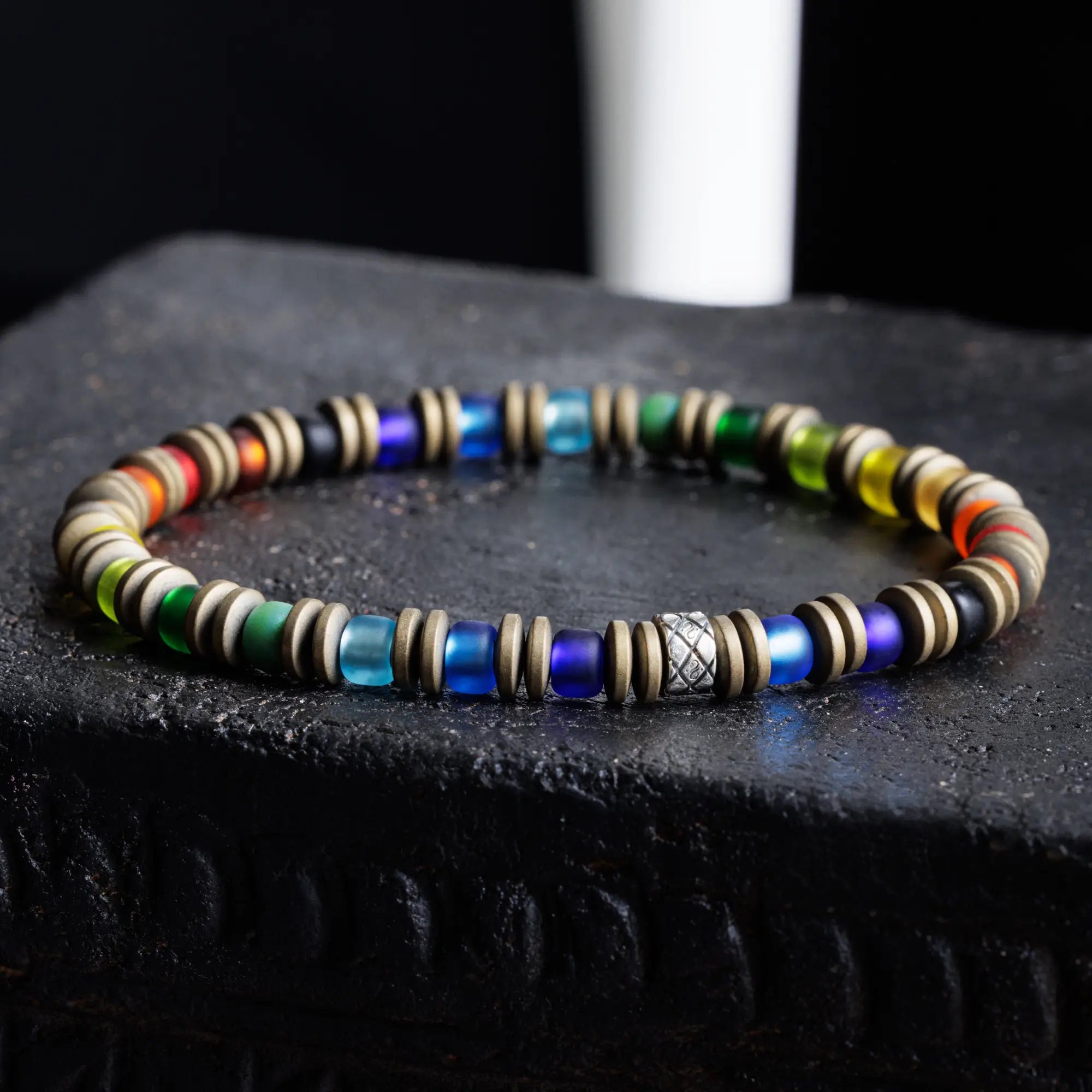 Hematite Bronze Bracelet VI (6mm)