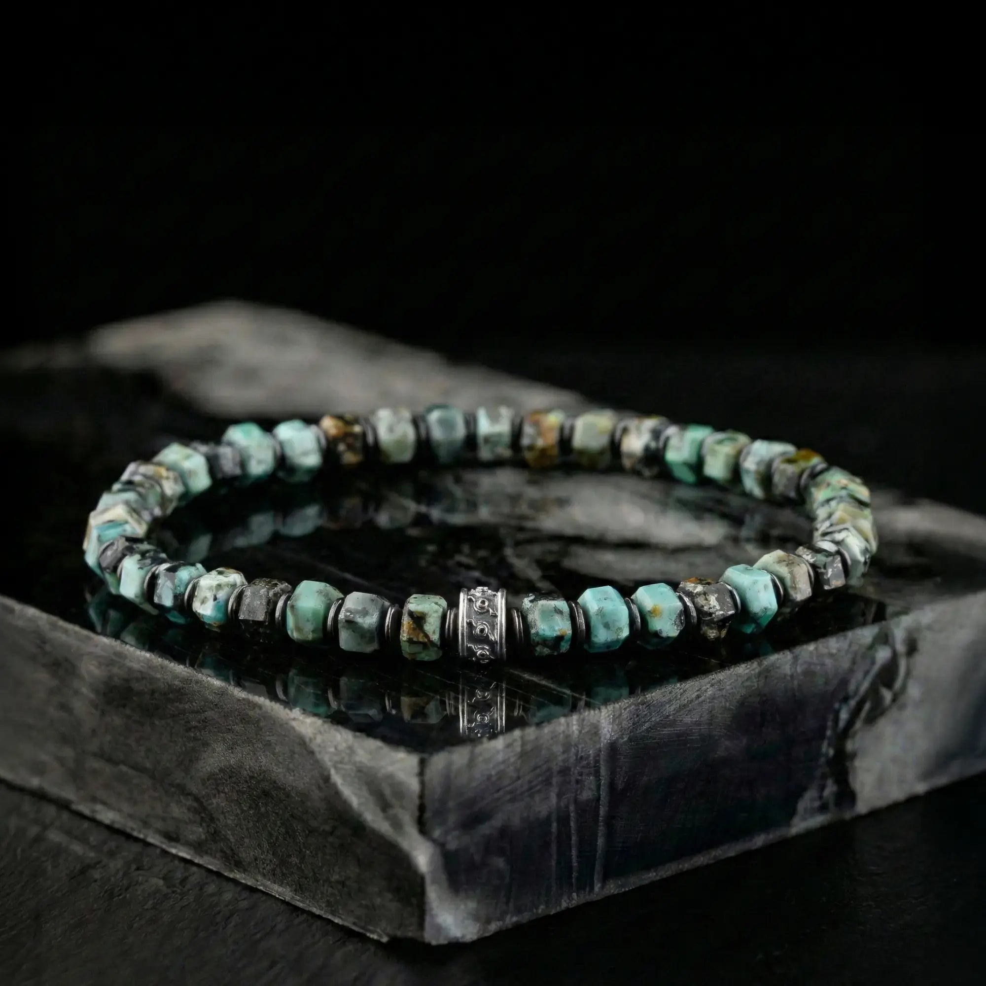 African Turquoise Bracelet II (6mm)