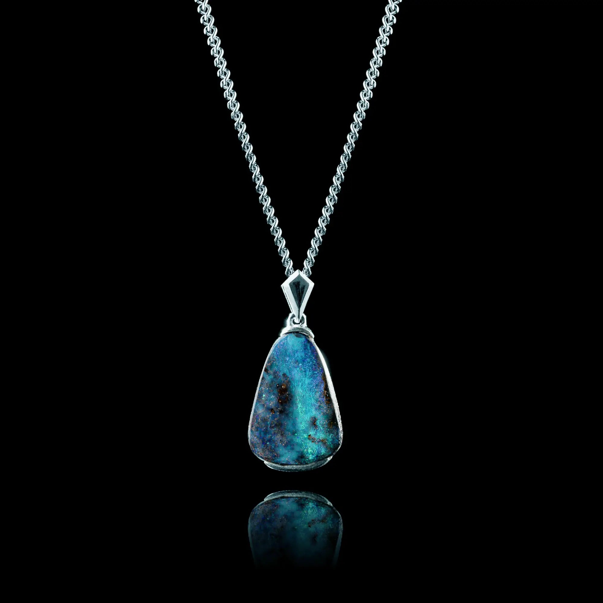 Australian Boulder Opal Pendant 9.04ct (III)