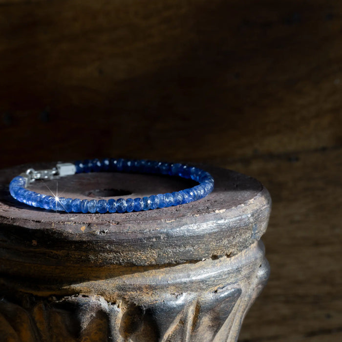 Blue Sapphire Bracelet XXIII (4-4.5mm) - Secondary Specimen