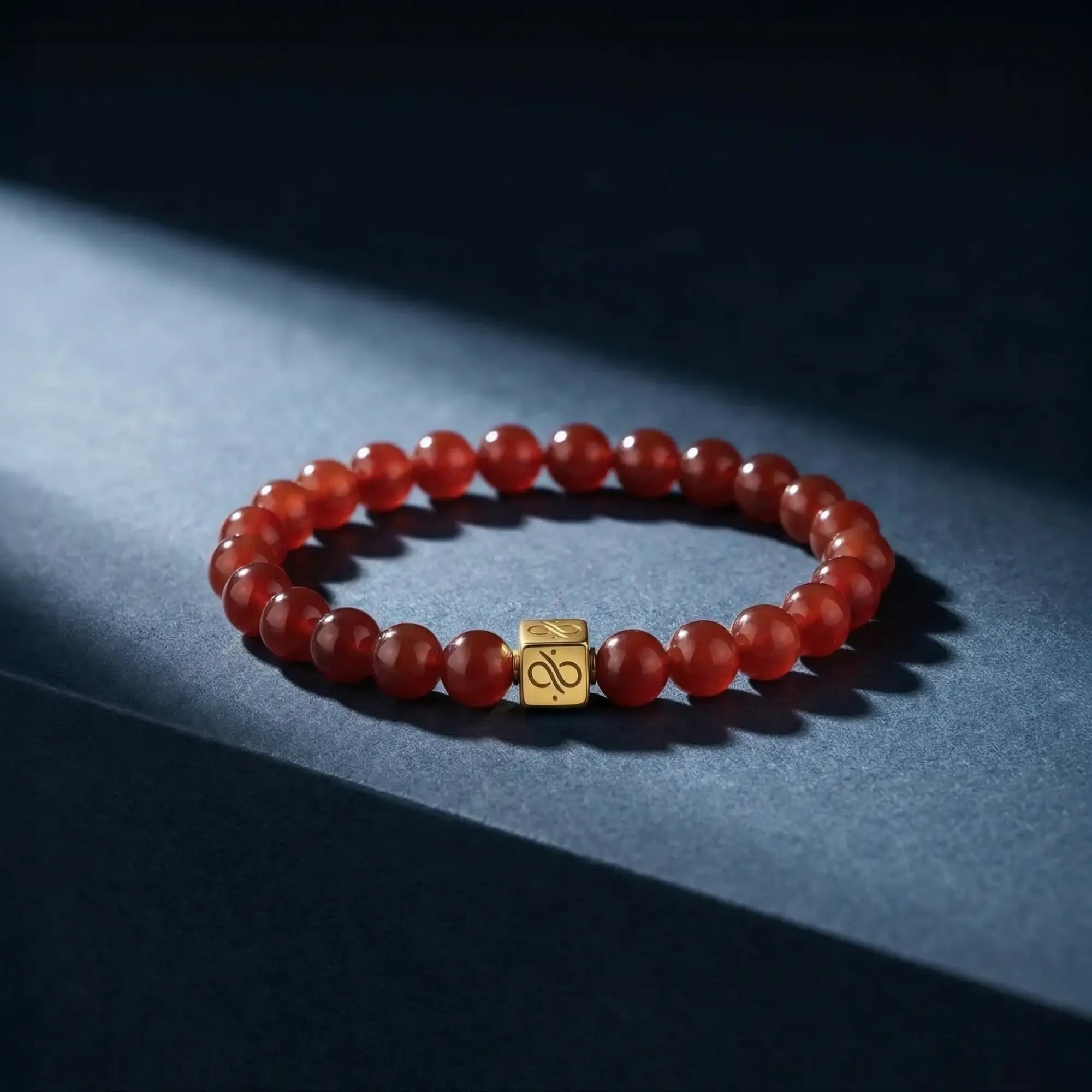 Carnelian Gold Vermeil Bracelet I (8mm)