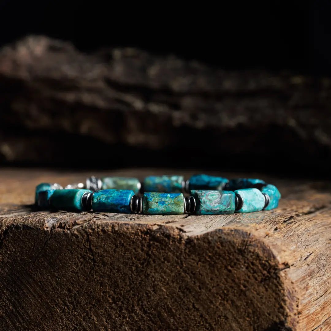 Chrysocolla Azurite Bracelet II (6-8mm)