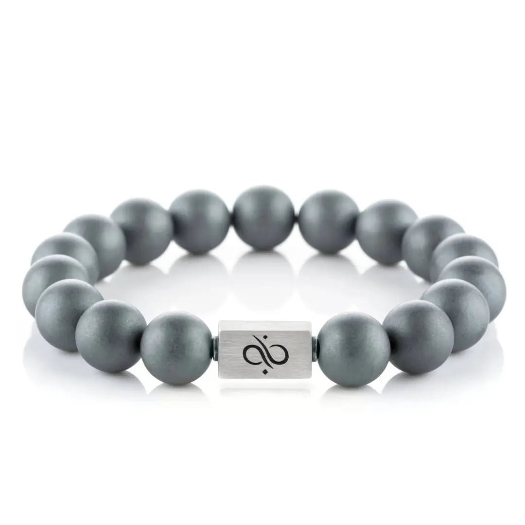Classic Matte Hematite Bracelet I (12mm)