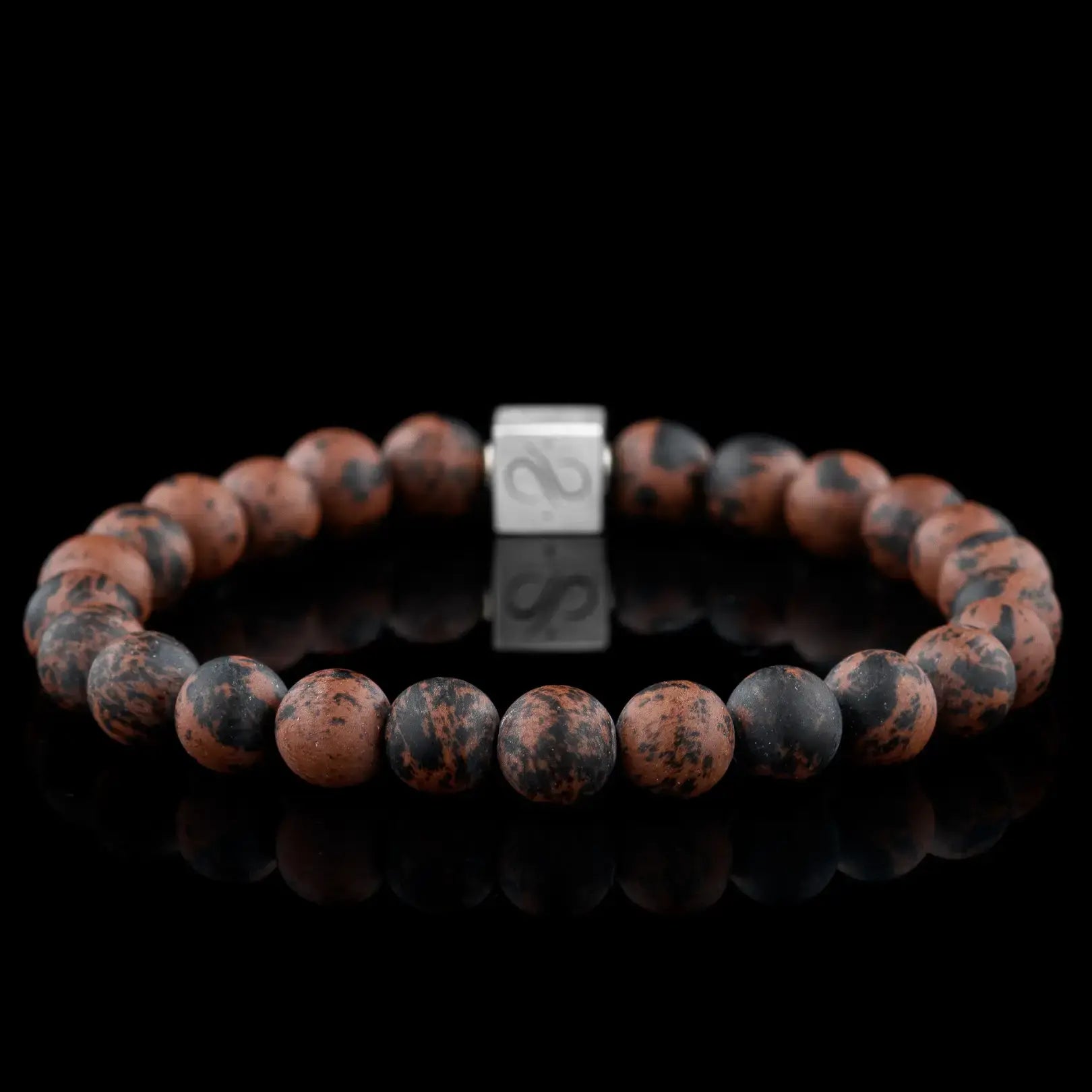 Classic Matte Mahogany Jasper Bracelet II (8mm)