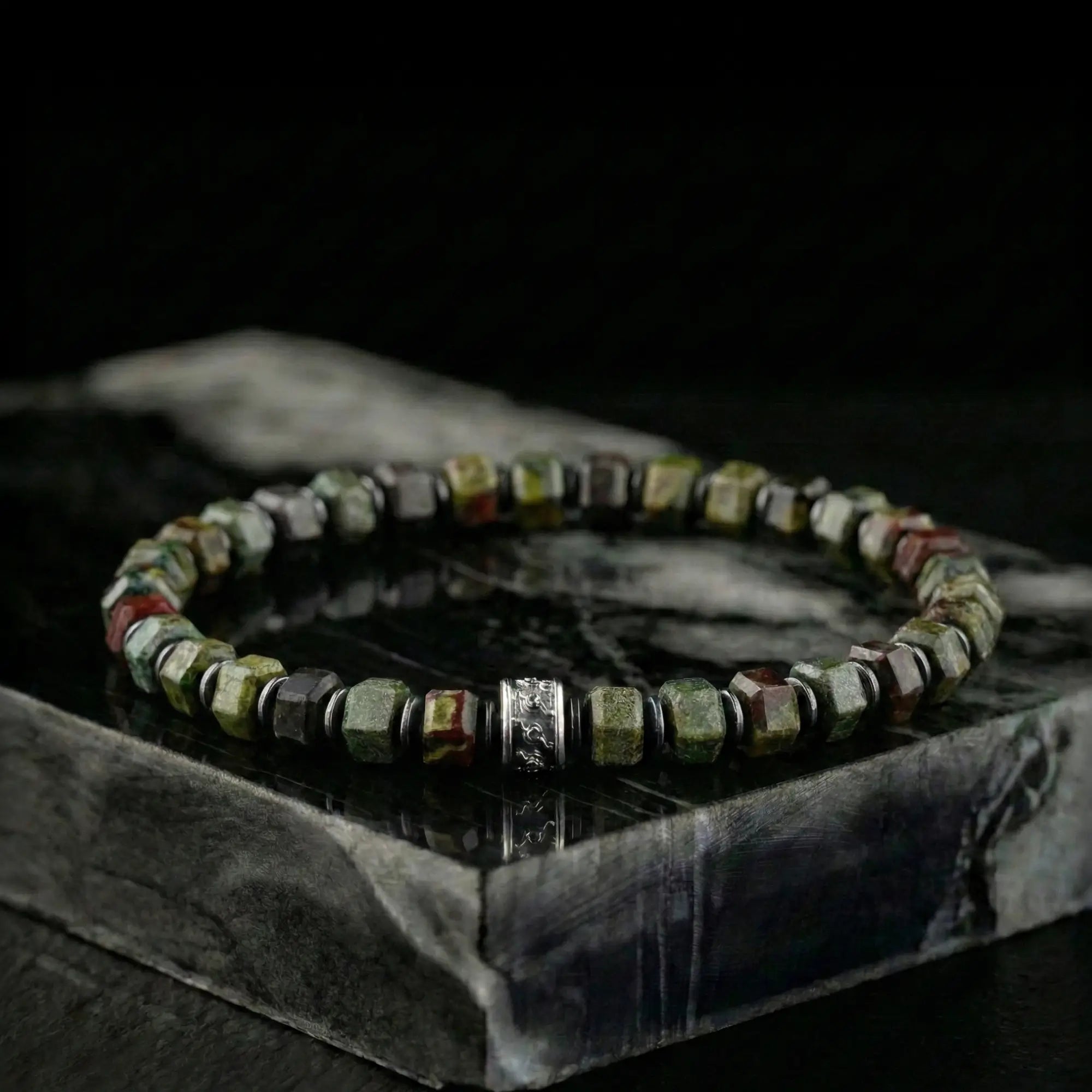 Dragon Blood Jasper Bracelet XIV (6mm)