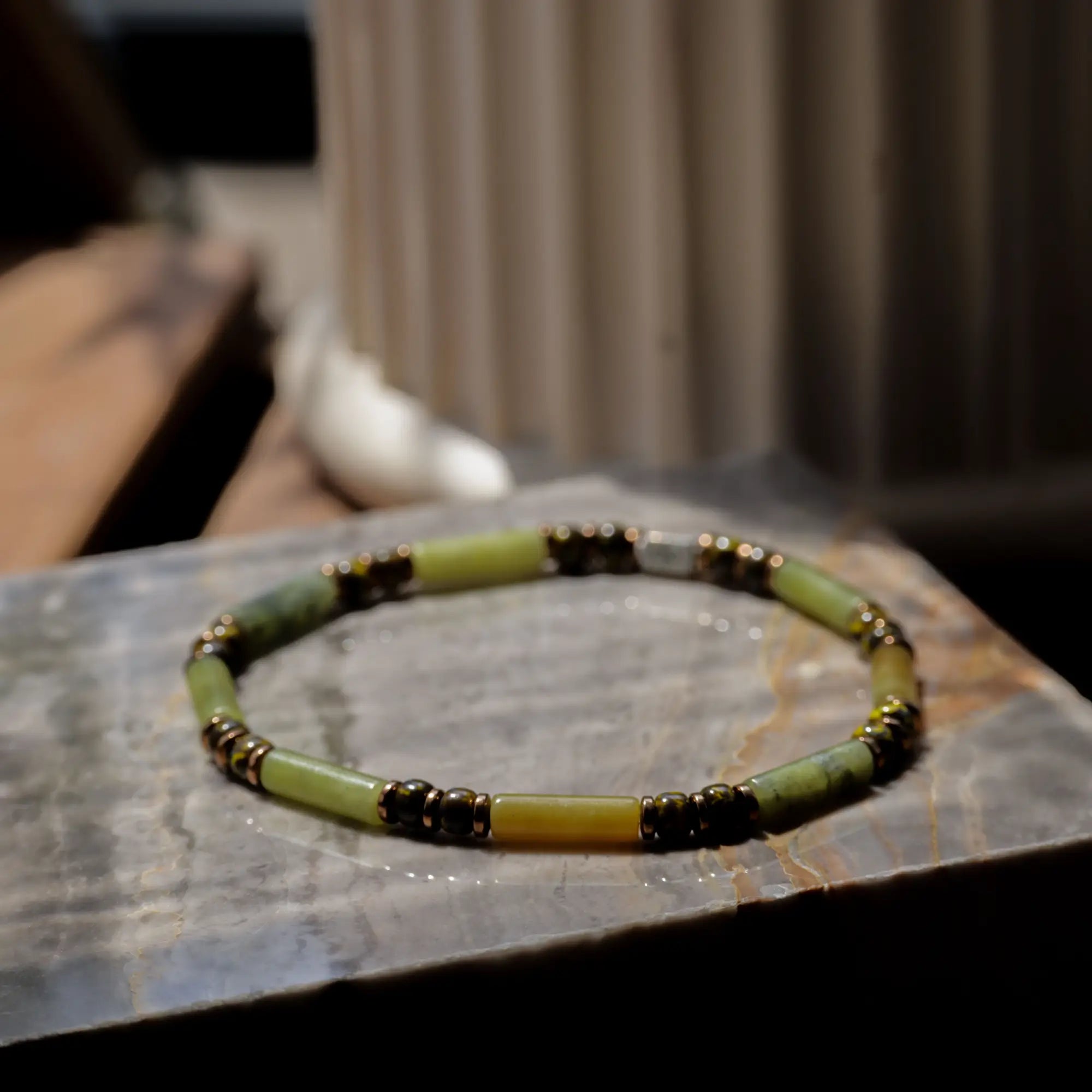 Green Jasper Bracelet II (4mm)