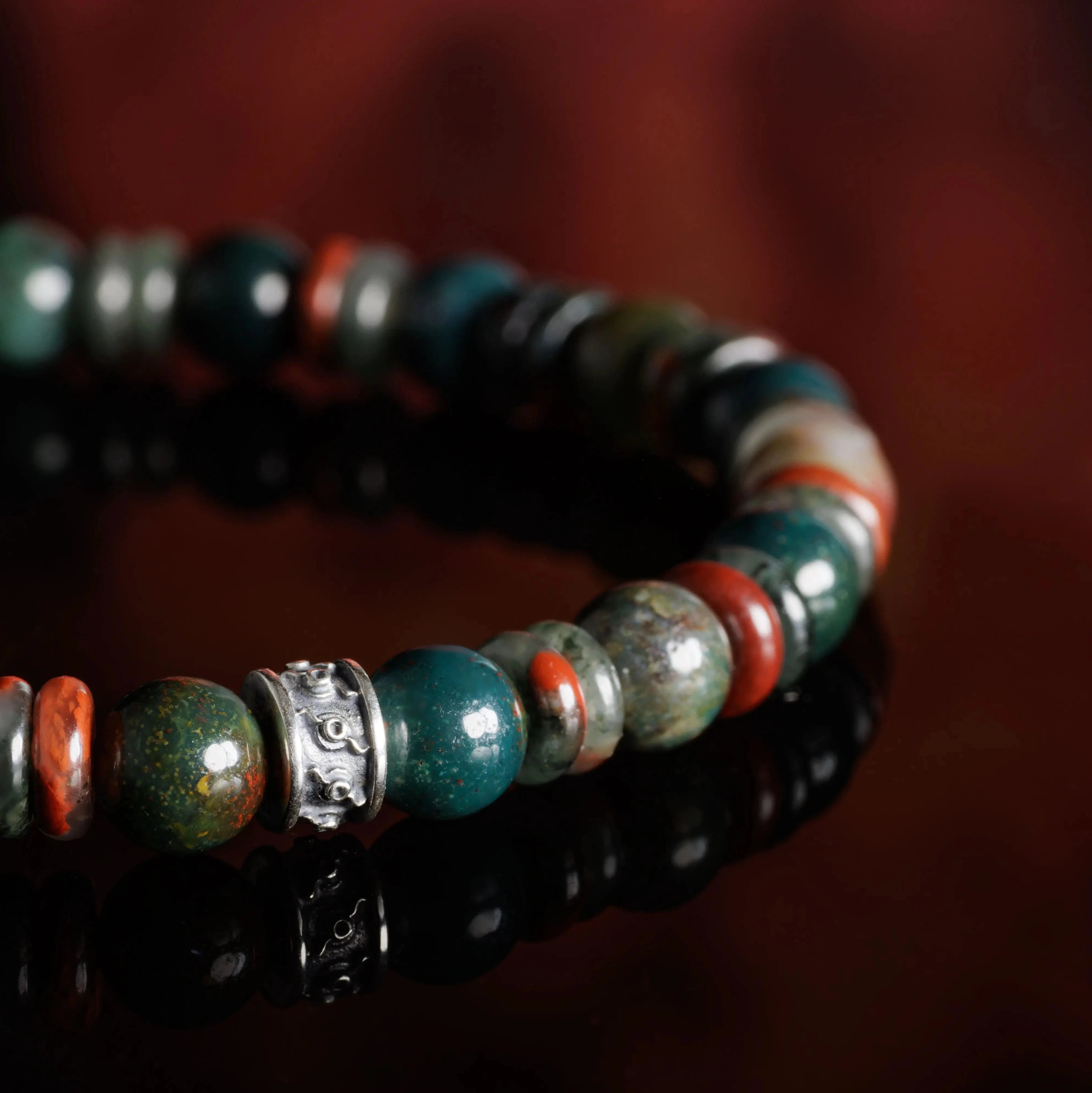 Bloodstone Bracelet I (6mm)