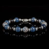 Iced Obsidian - Sieberstein - Banded Labradorite Bracelet II (10mm)