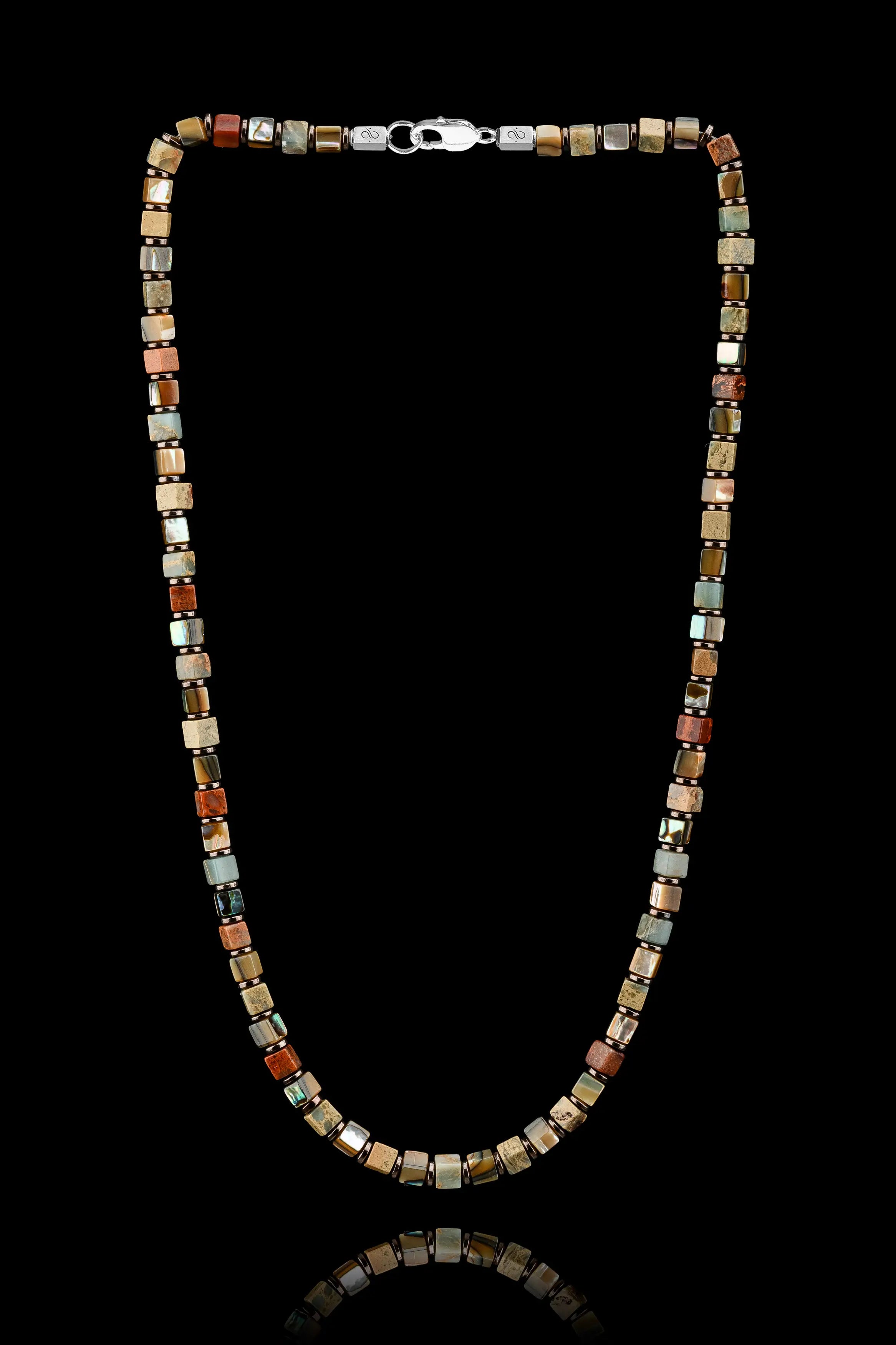 Imperial Jasper Necklace IV (4mm)