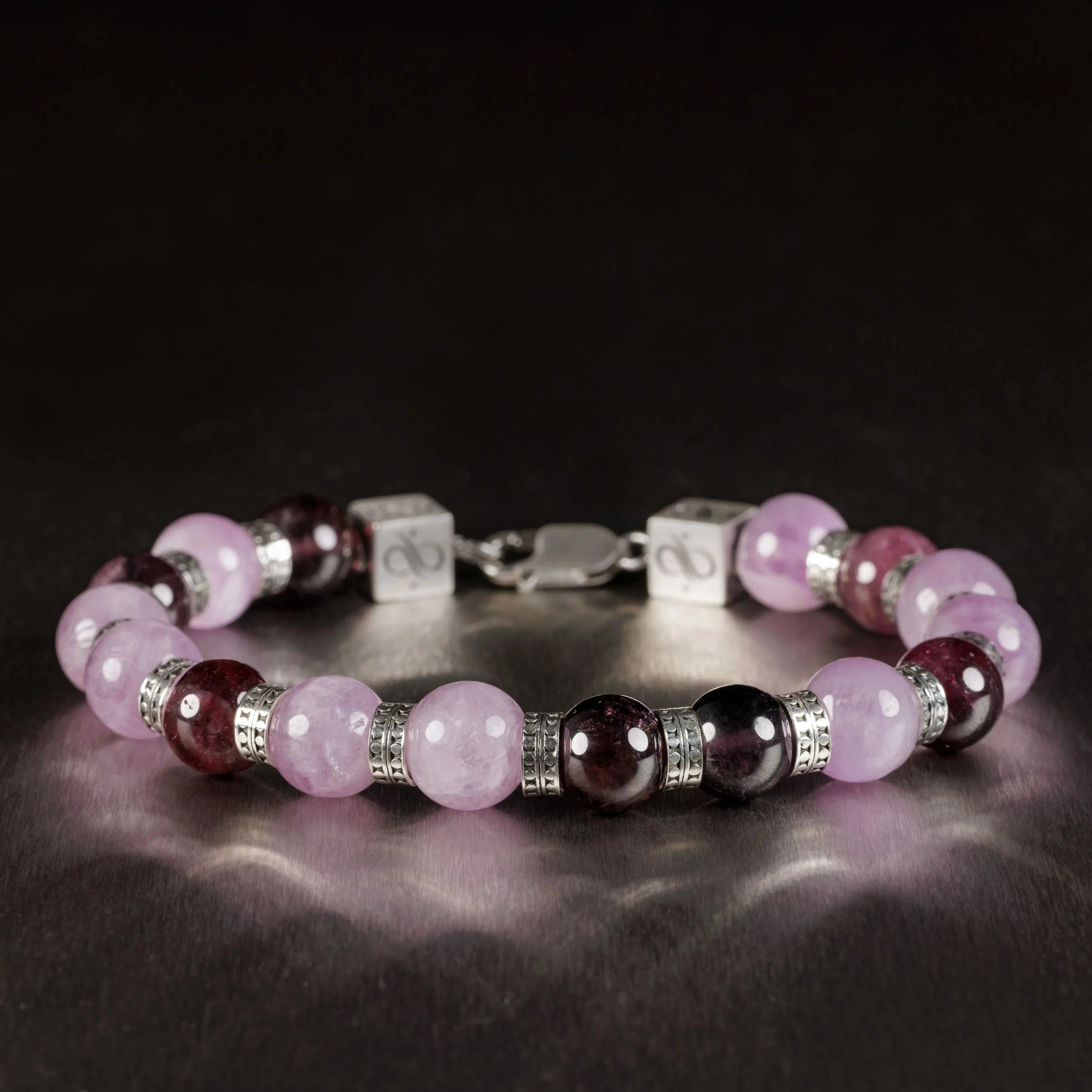 Kunzite - Purple Tourmaline Bracelet I (10mm)