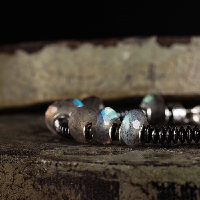 Labradorite Bracelet X (4-9mm) - Secondary Specimen