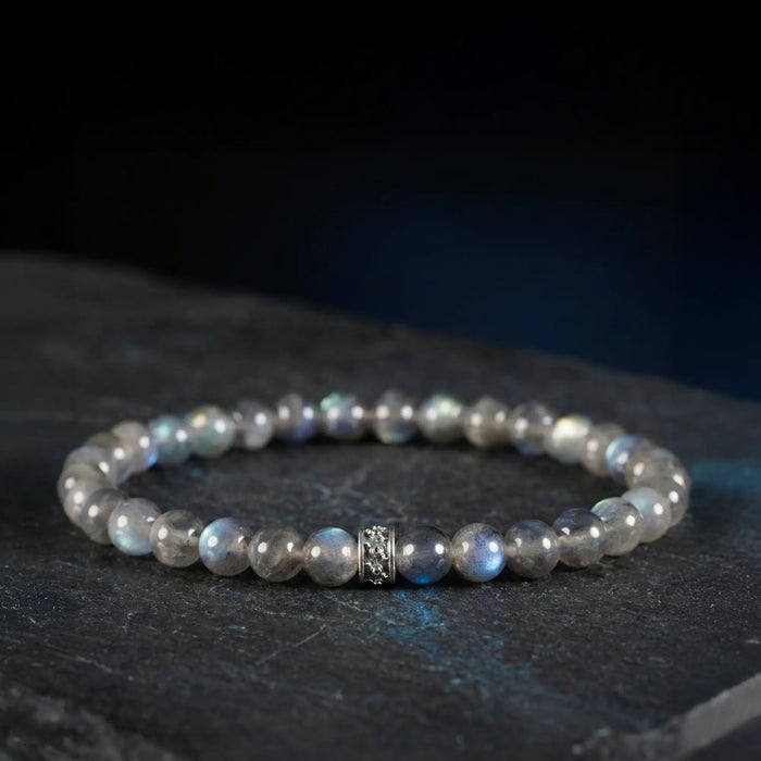 Labradorite Bracelet VII (6mm) - Secondary Specimen