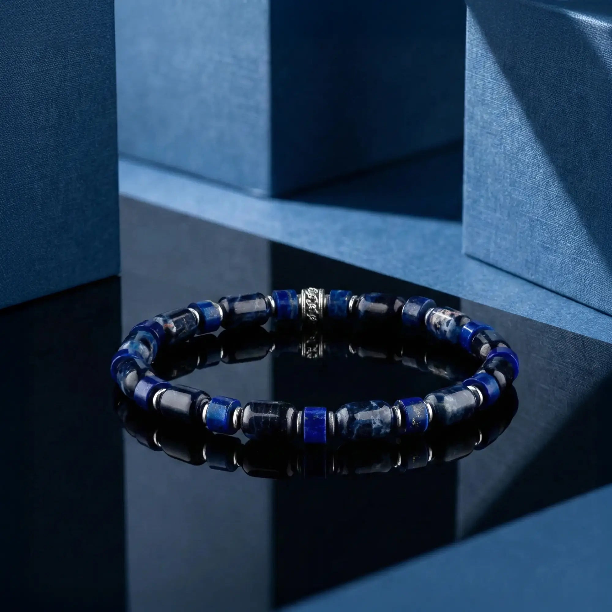 Lapis Lazuli - Sodalite Bracelet IX (6mm)