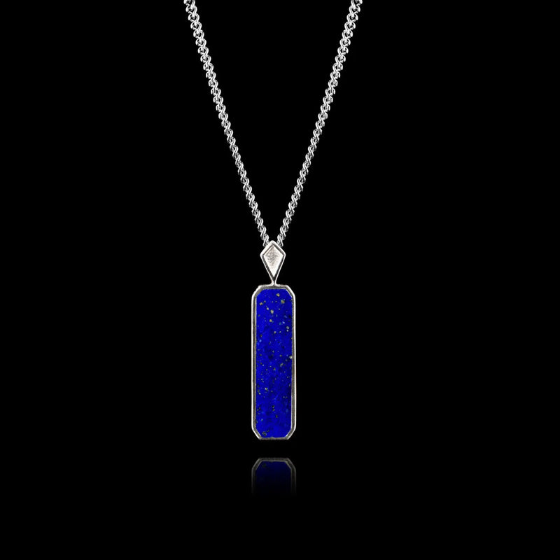 Lapis Lazuli Bar Pendant I