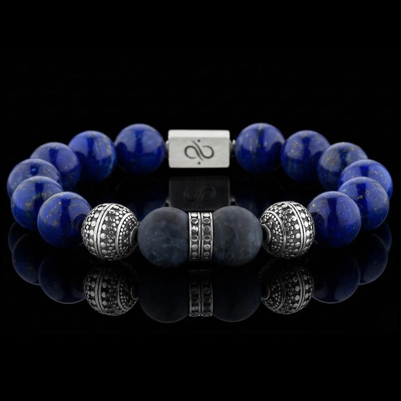 Lapis Lazuli-Sodalite Bracelet I (12mm)