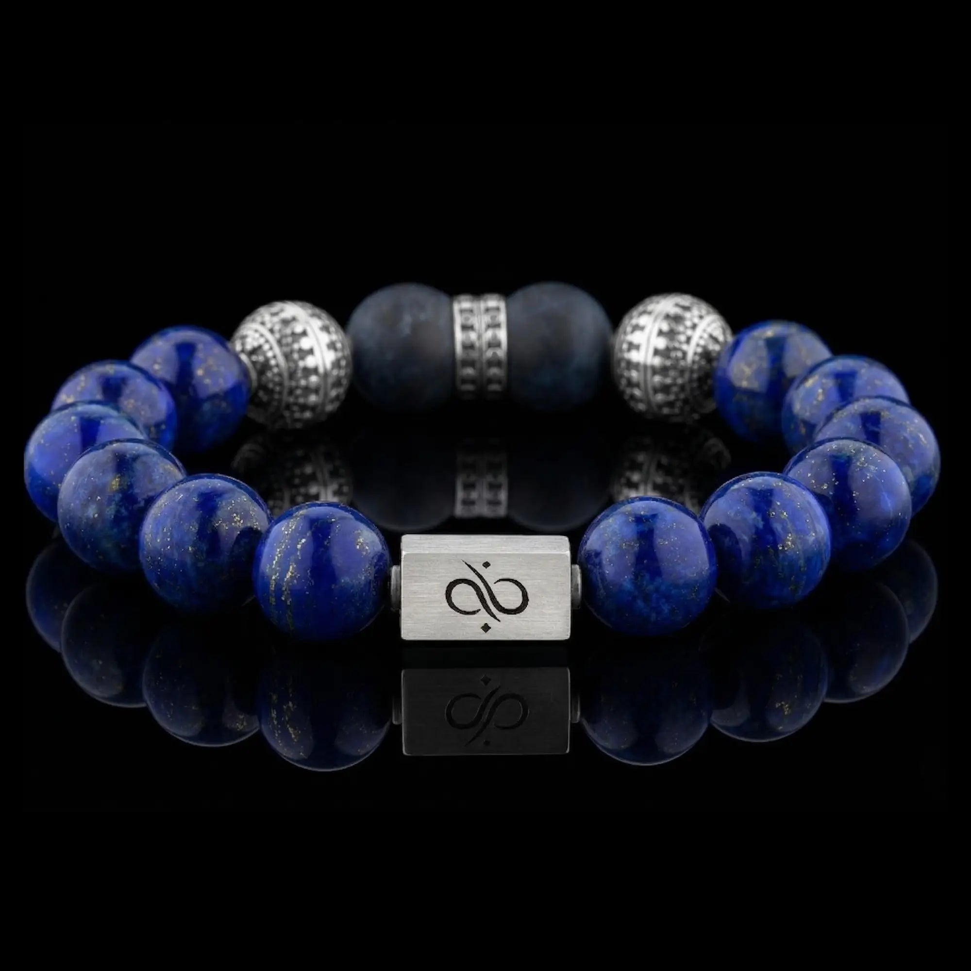 Lapis Lazuli-Sodalite Bracelet I (12mm)