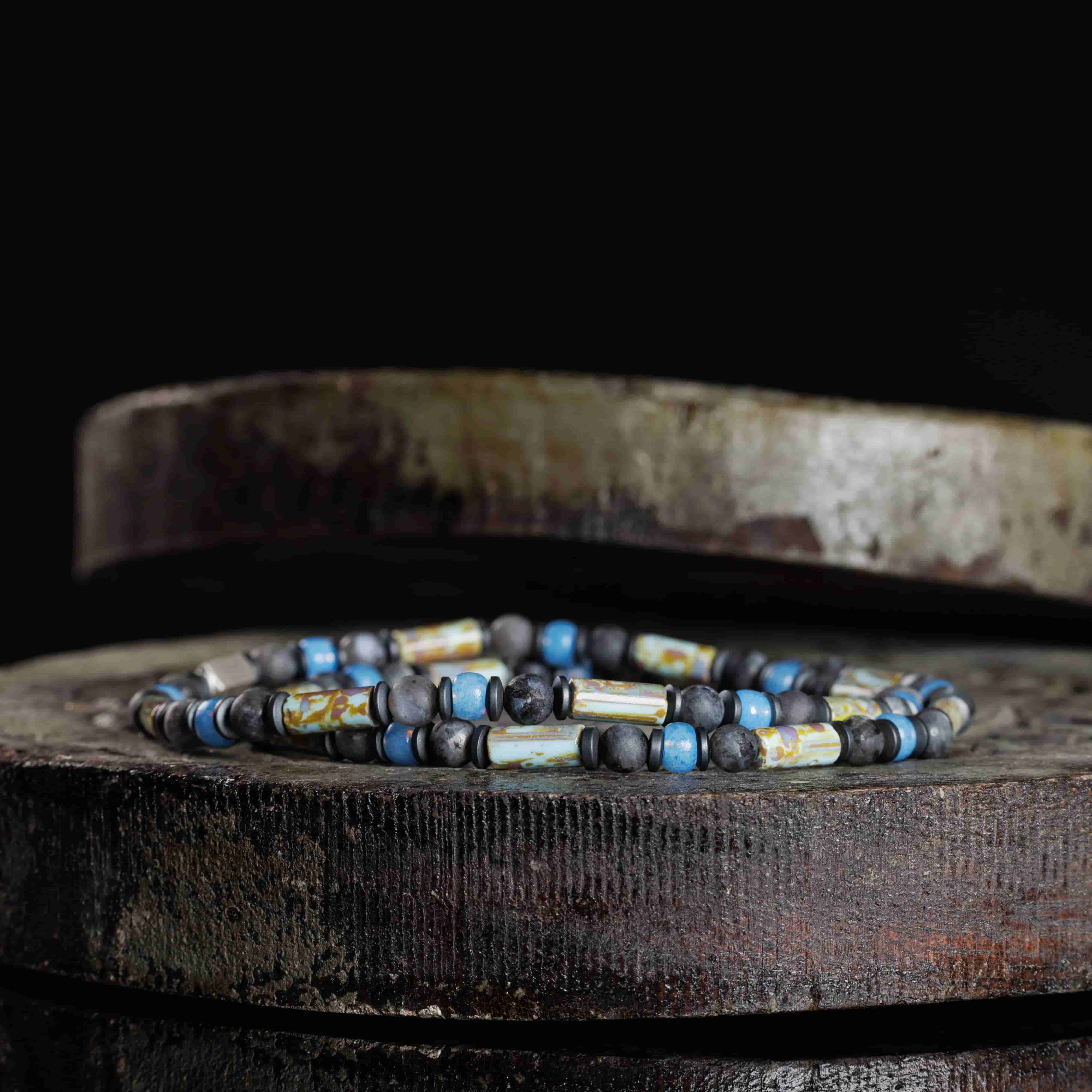 Matte Labradorite - Blue Bracelet (4mm)
