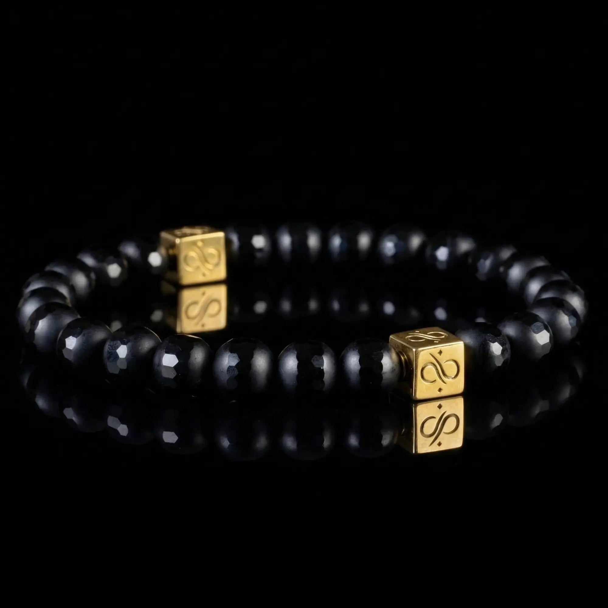 Onyx Gold Vermeil Bracelet II (8mm)