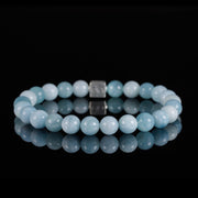 Multitoned Blue Aquamarine Bracelet XV (8mm)