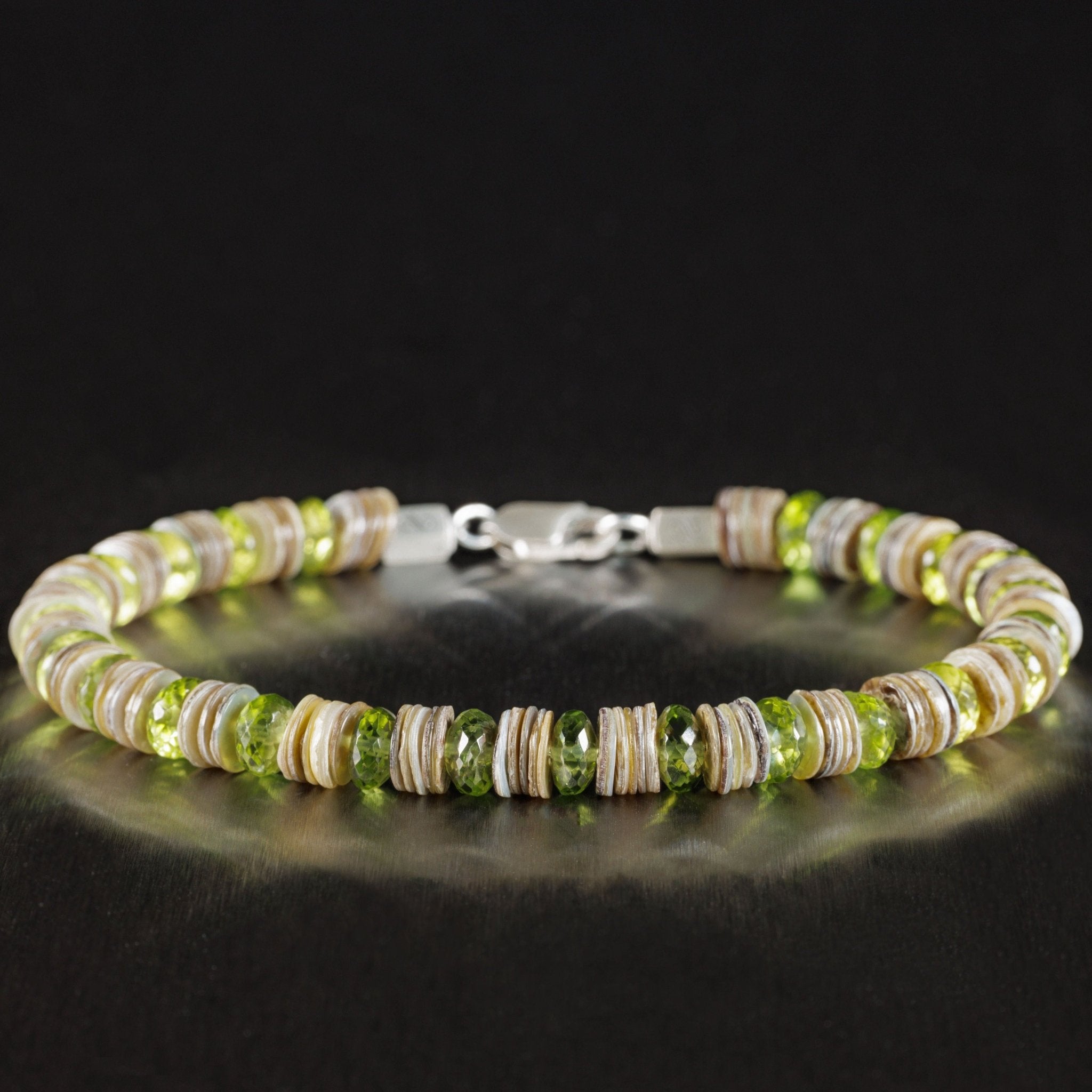 Pulsera de Peridoto VII (6-7mm)