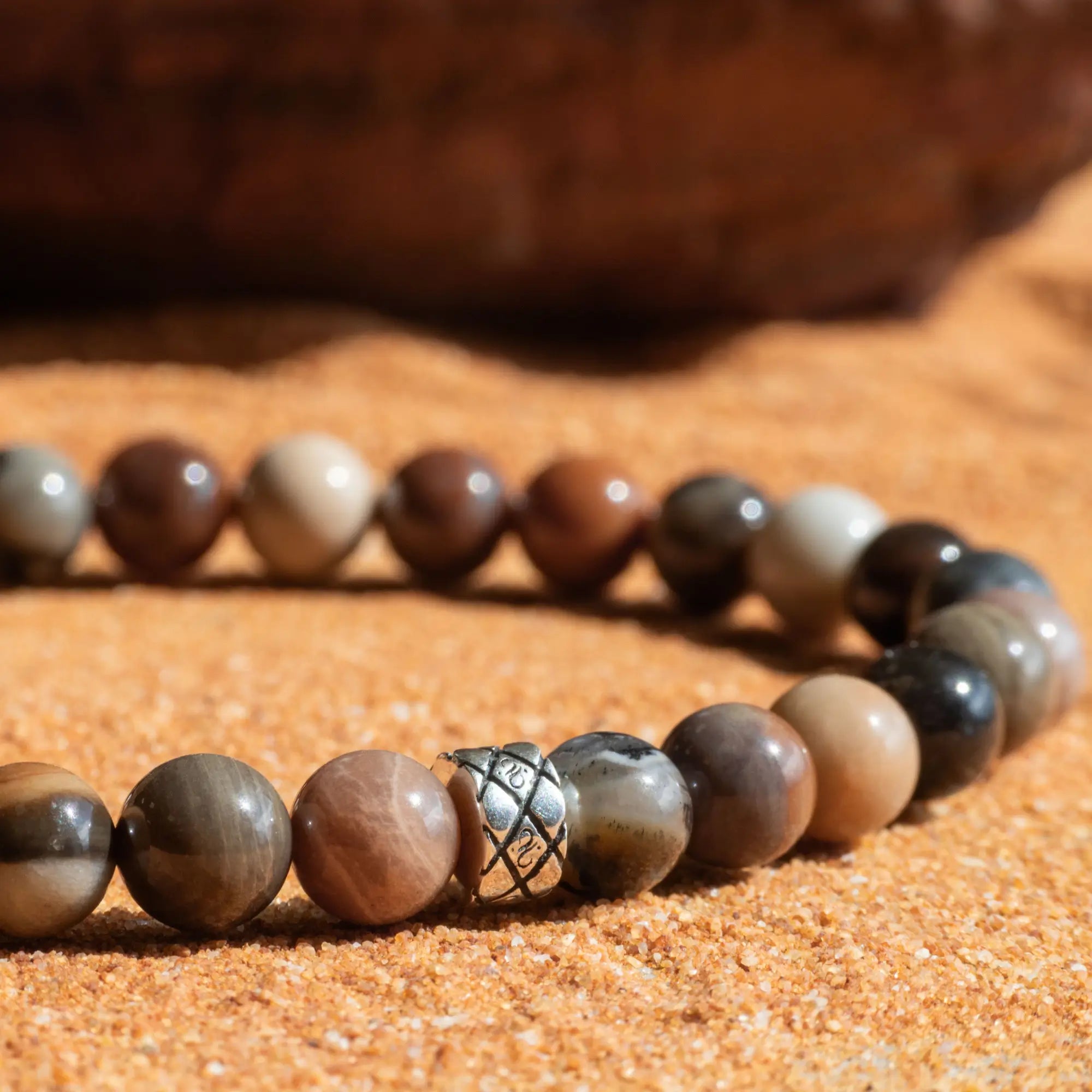 Petrified Wood Bracelet I (6mm)