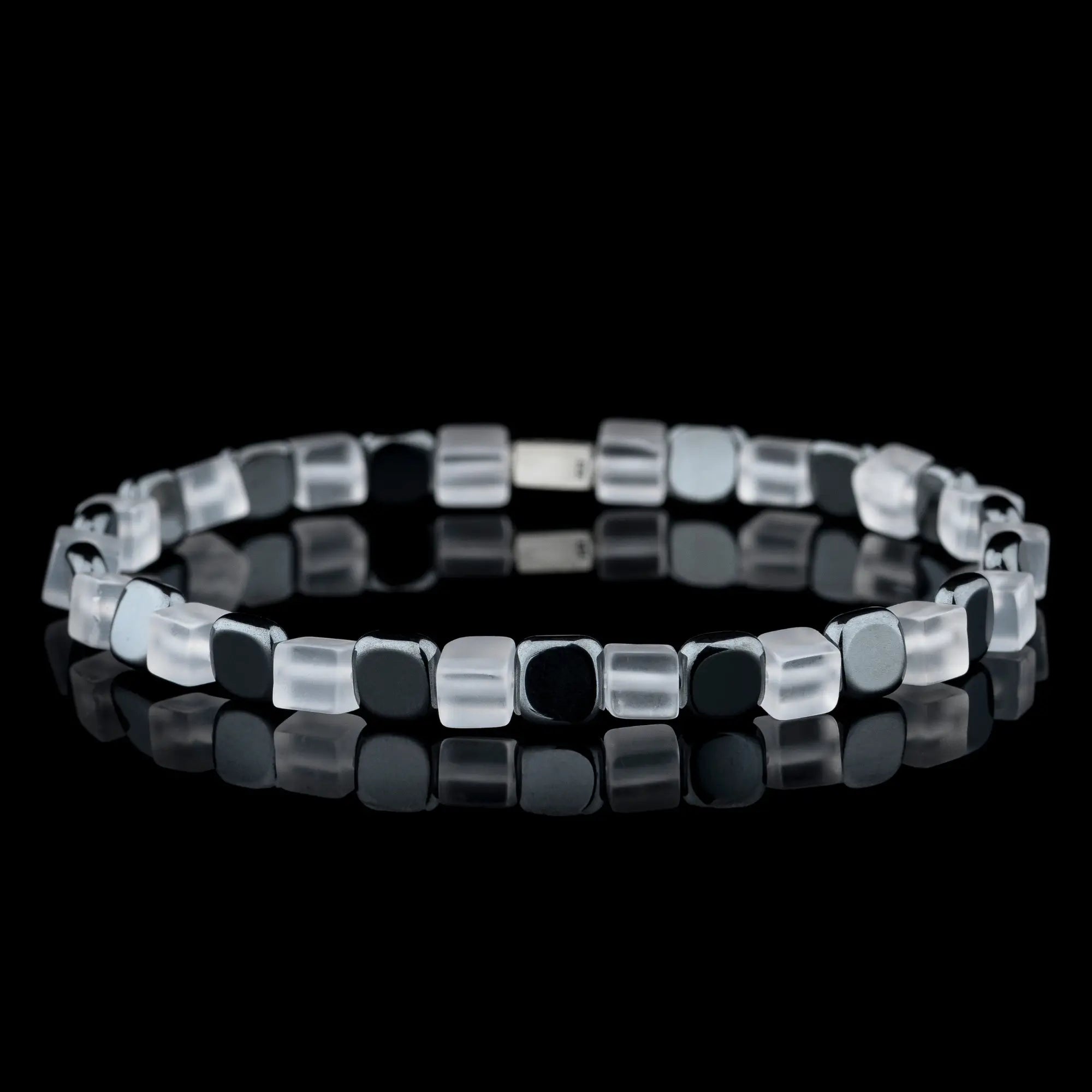Quartz - Hematite Bracelet I (4mm)