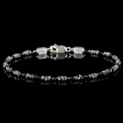 Raw Black Diamond - Black Spinel Bracelet II (2-3mm)