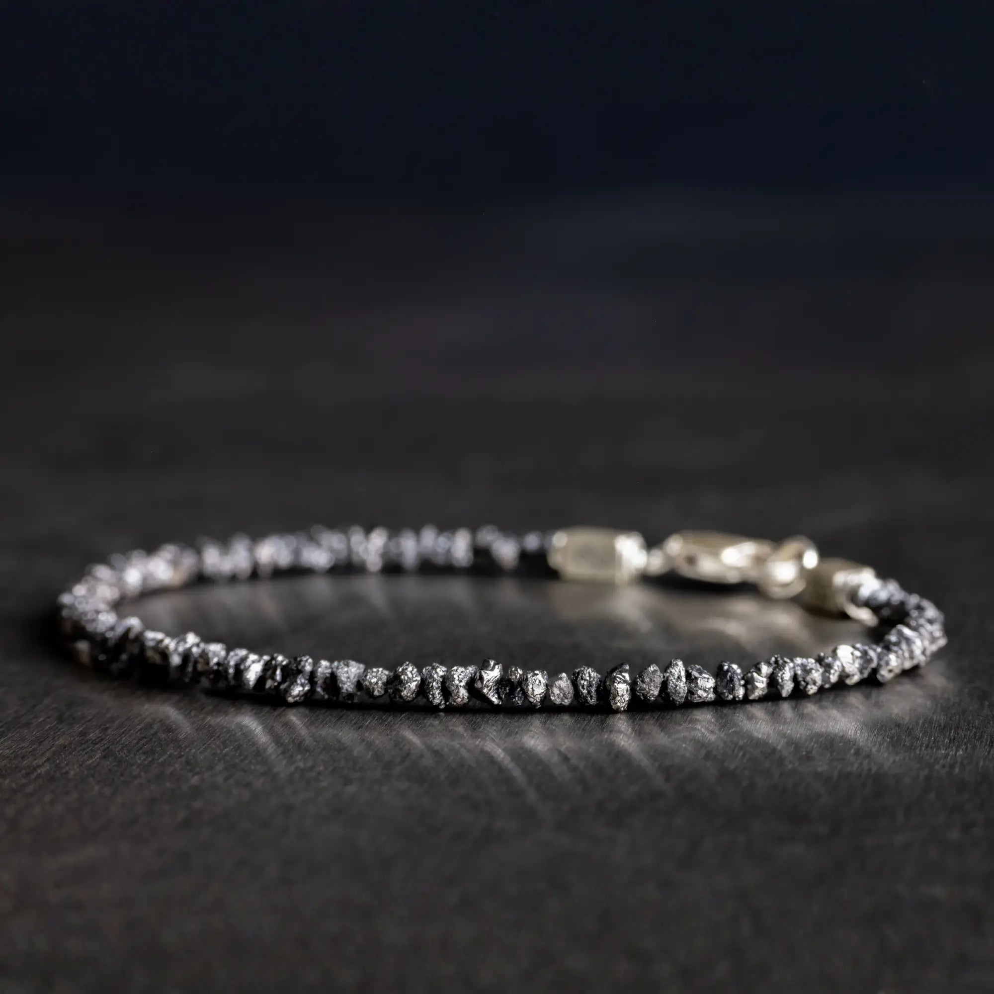 Raw Black Diamond Bracelet I (2-3mm)