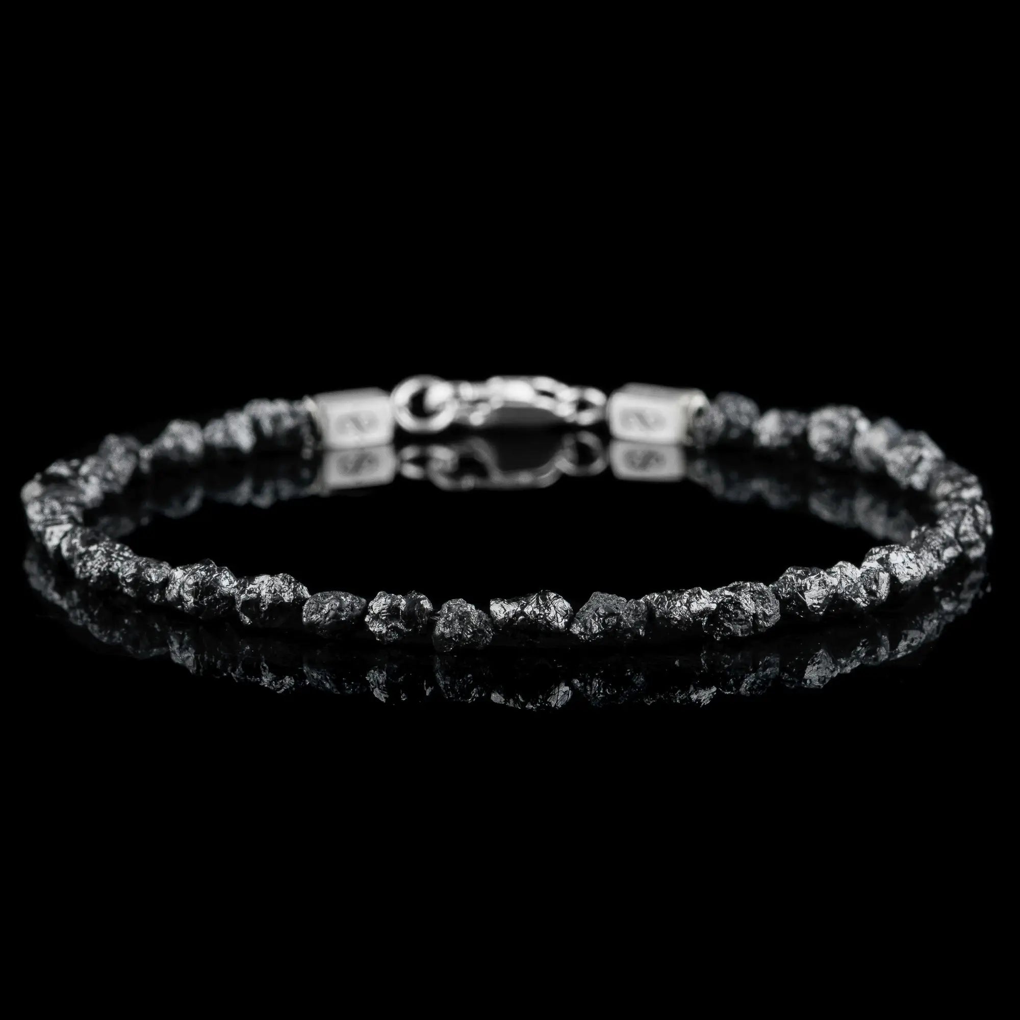 Raw Black Diamond Bracelet V (3-4mm)