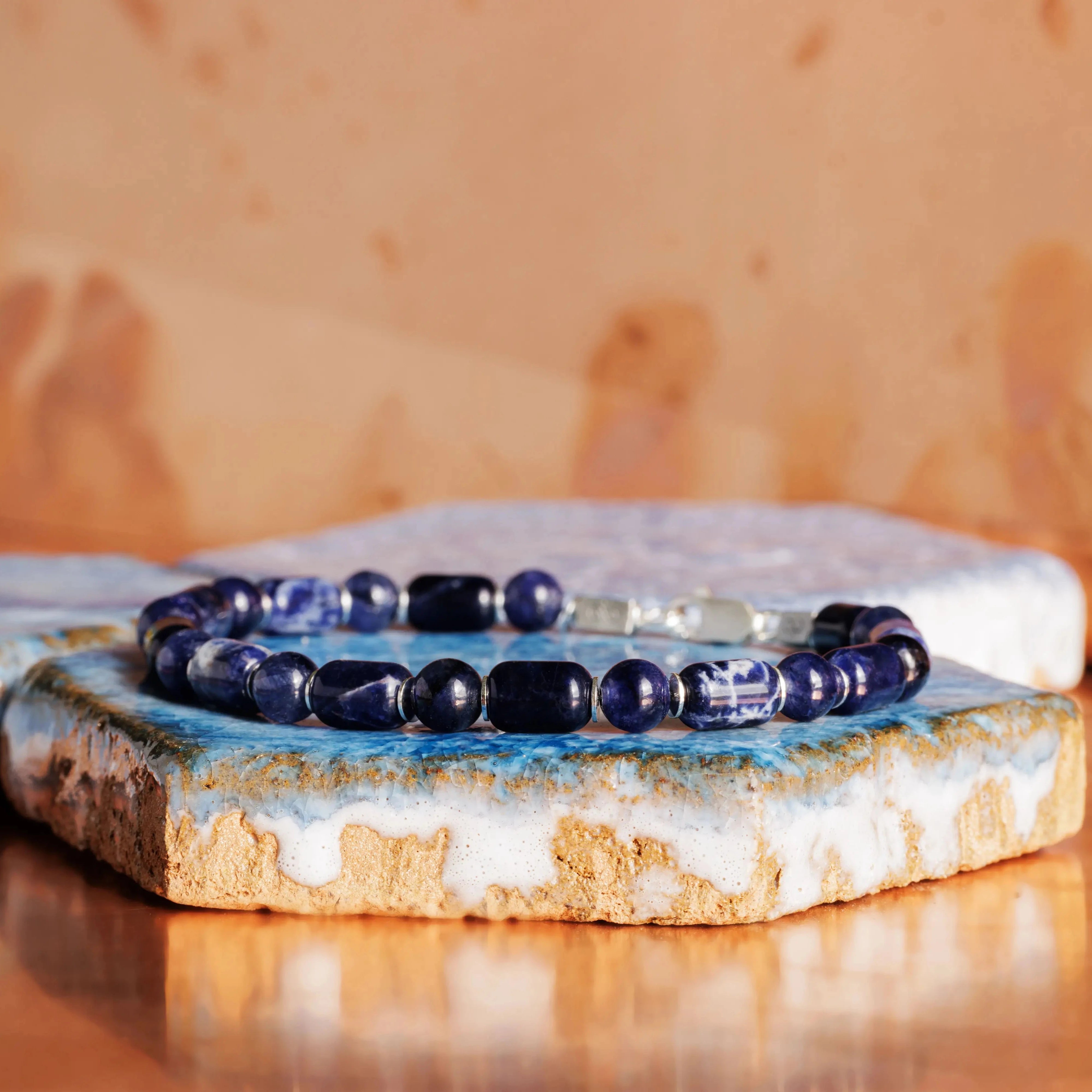 Blue Sapphire - Sodalite Bracelet VI (6mm)