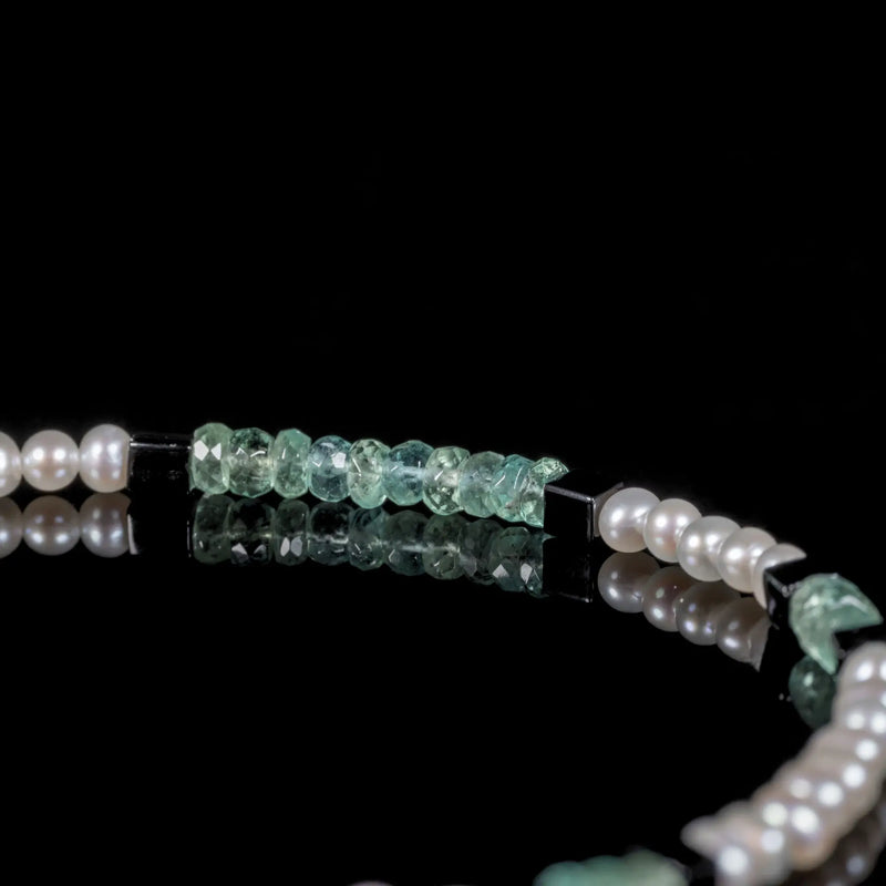 White Pearl - Emerald Bracelet II (2.5-3mm) - Primary Specimen