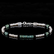White Pearl - Emerald Bracelet II (2.5-3mm)