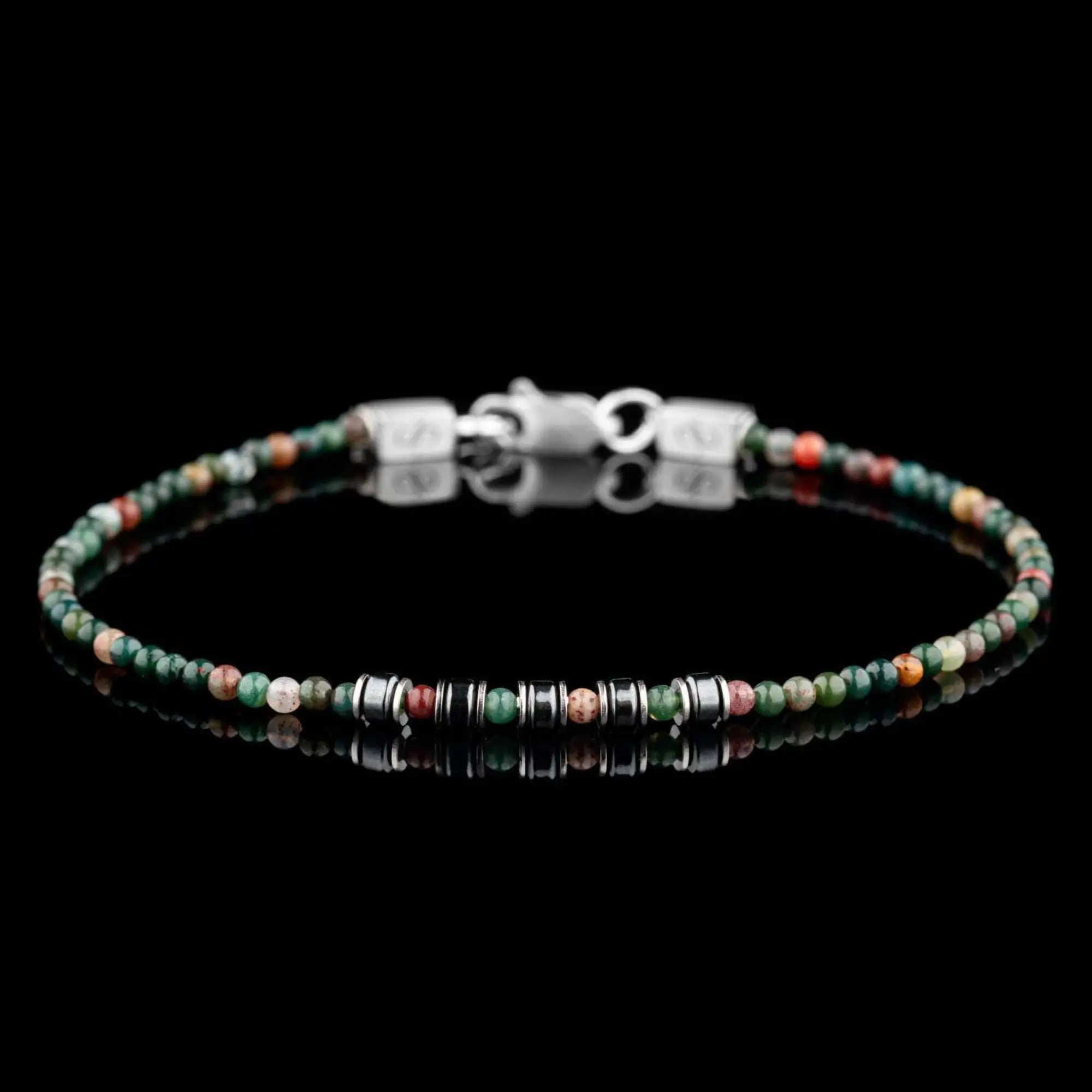 Bloodstone Bracelet V (2mm)