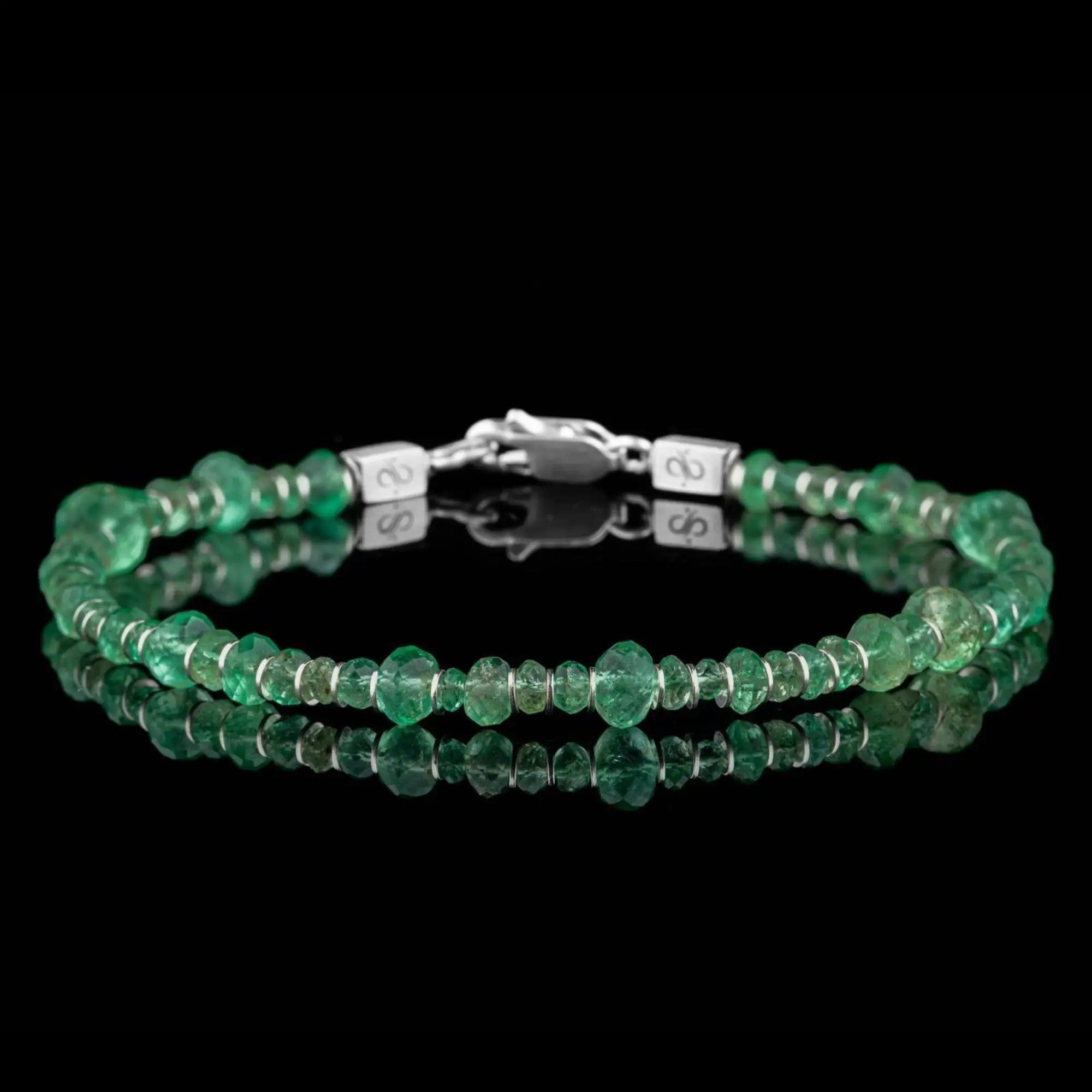 Colombian Emerald Bracelet IV (3-5mm)