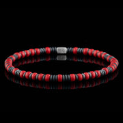 Hematite - Red Bracelet VII (4mm)