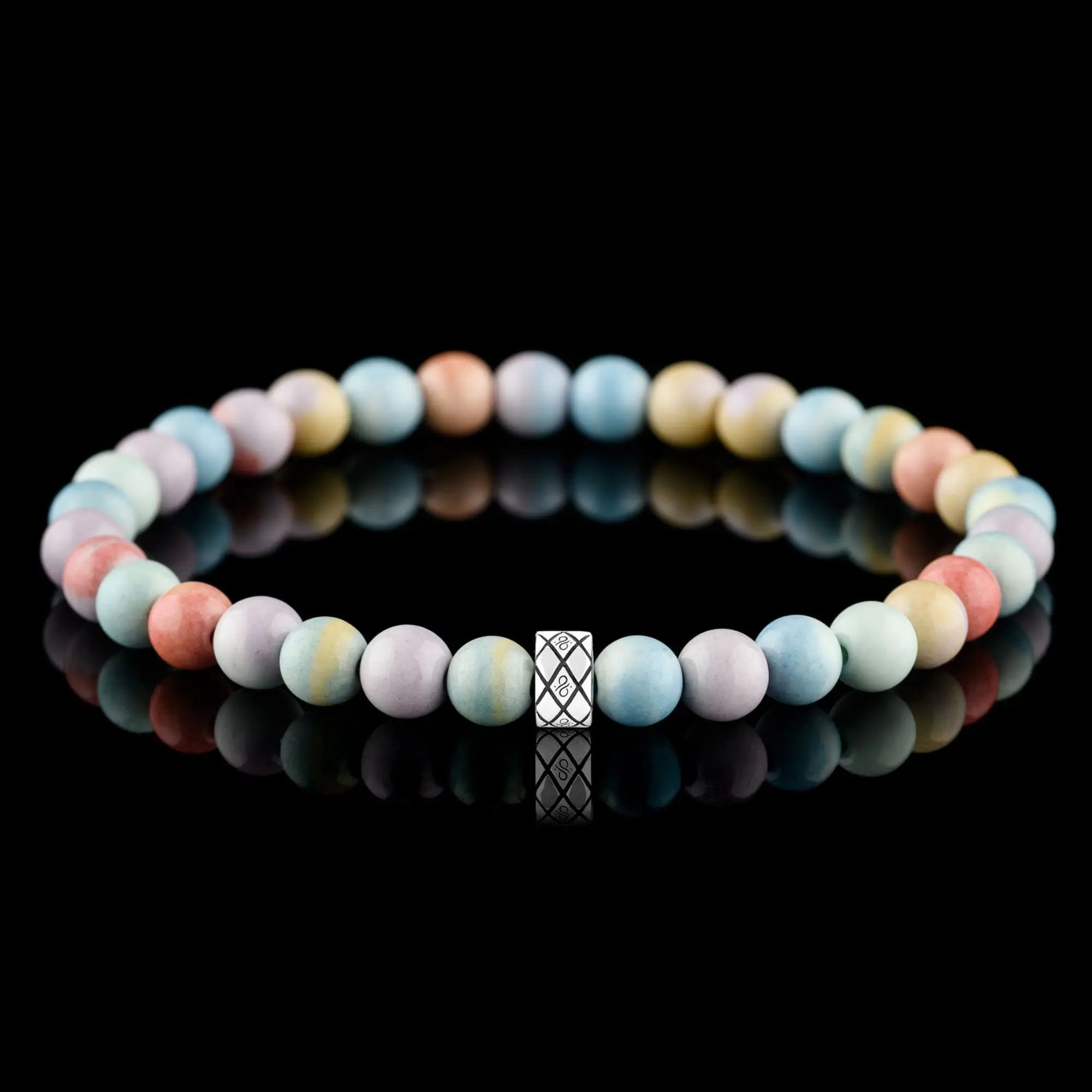 Multicolored Agate Bracelet I (6mm)