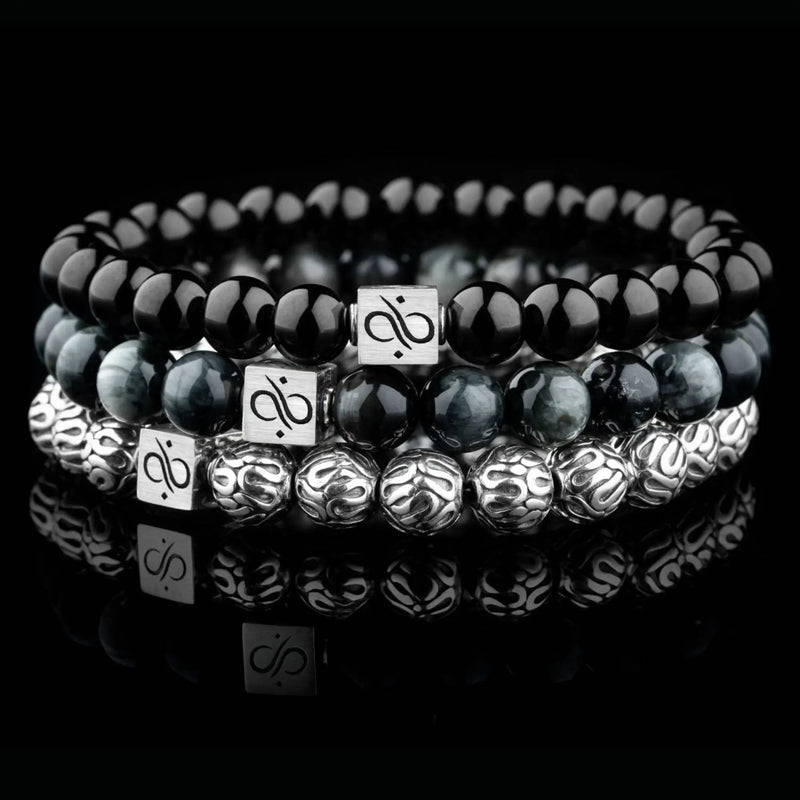 Silver Bracelet Bundle (8mm)