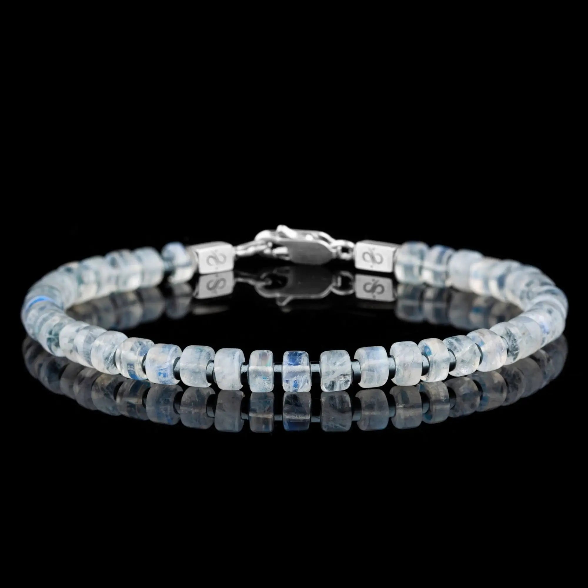 White Moonstone Bracelet VI (5mm)